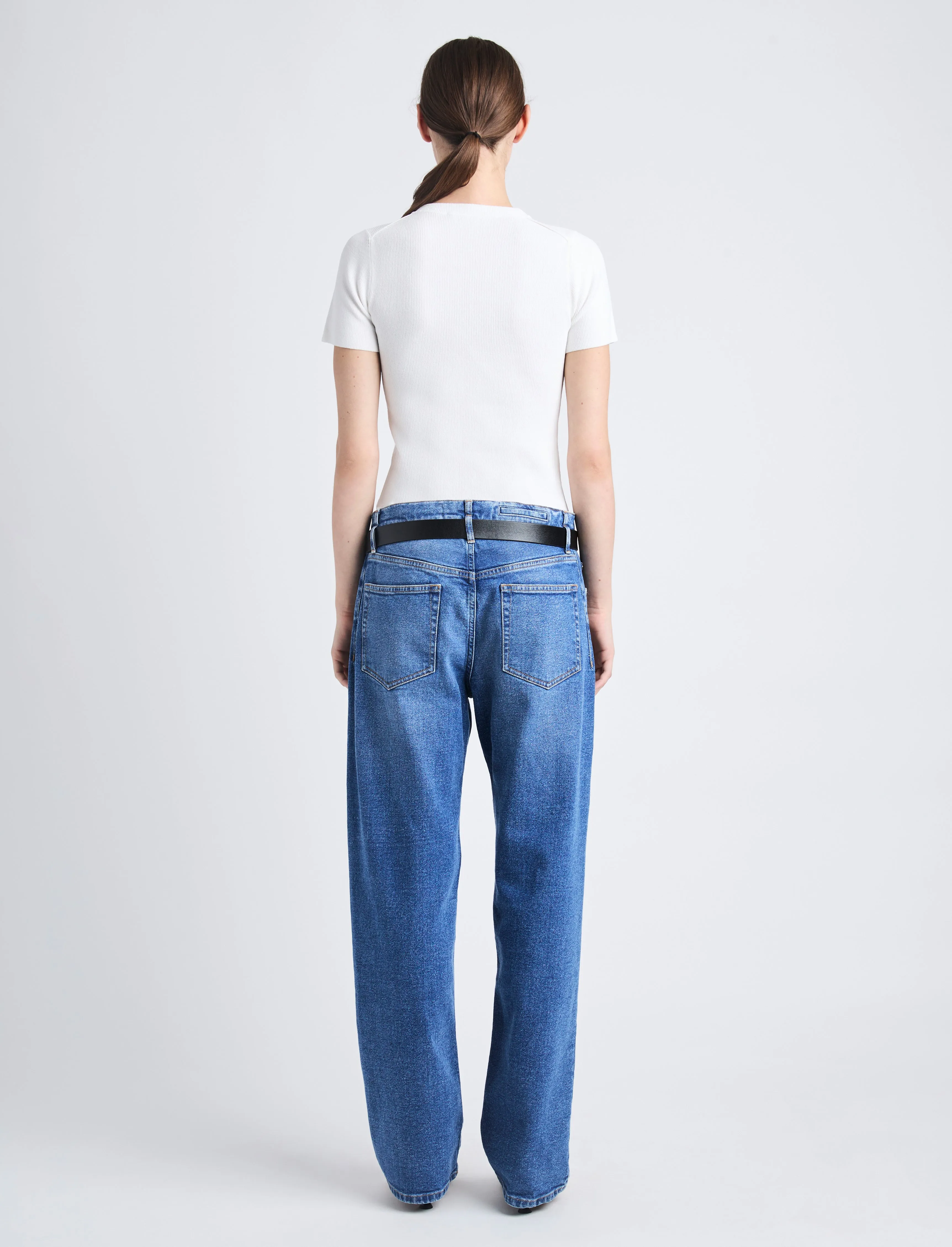 Sky Top in Matte Viscose Rib sold by Proenza Schouler product image thumbnail 5