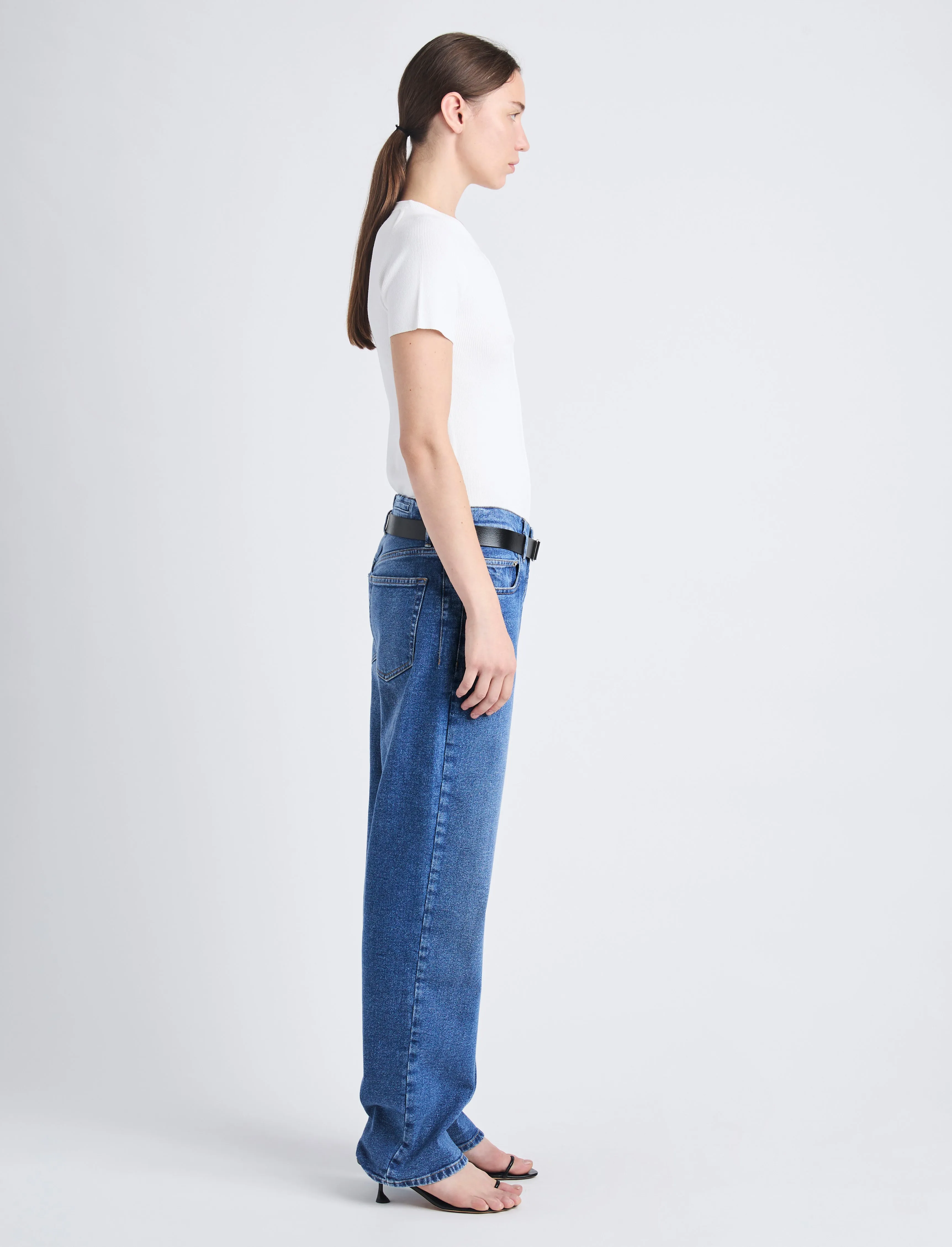 Sky Top in Matte Viscose Rib sold by Proenza Schouler product image thumbnail 4