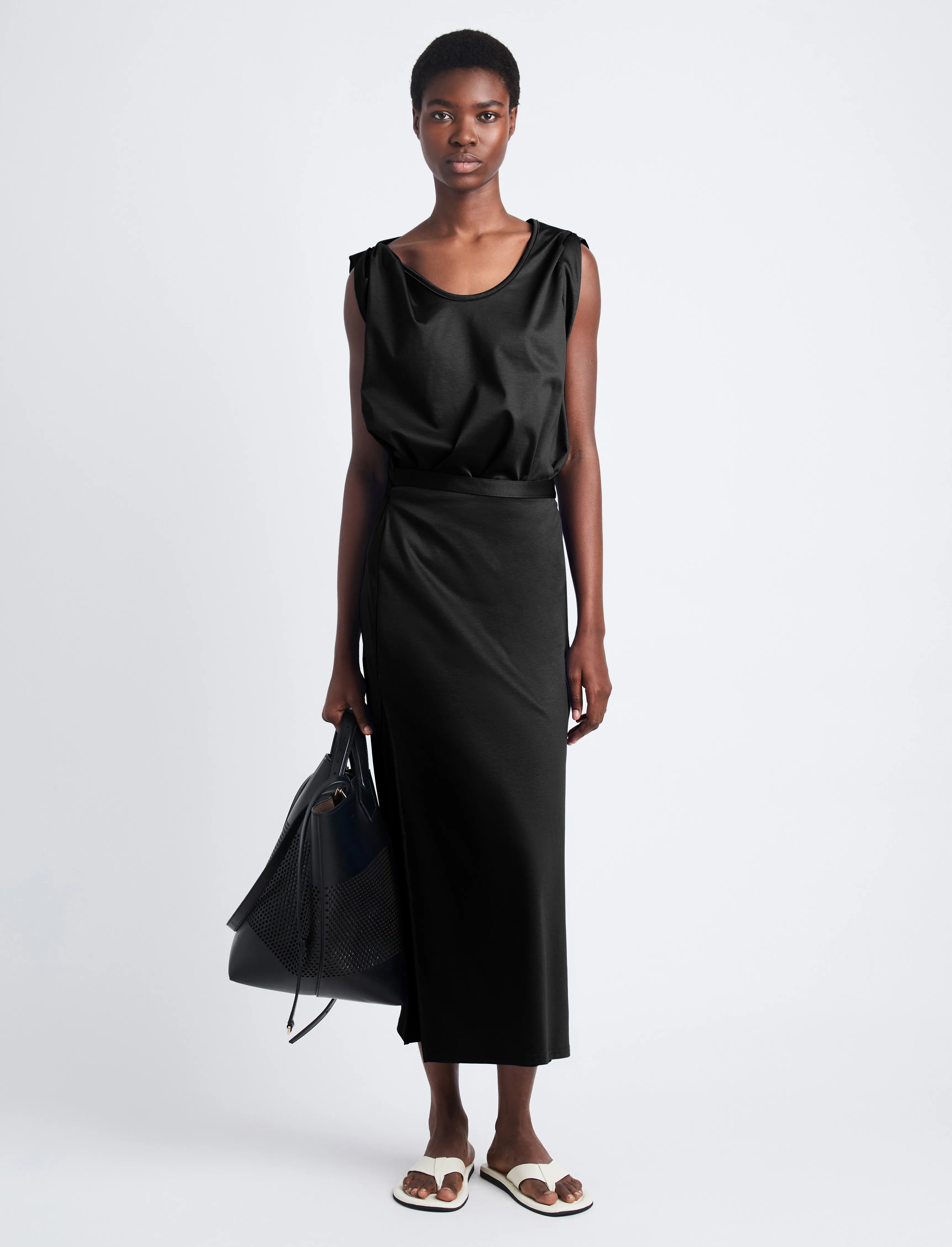 Lynn Dress in Eco Cotton Jersey sold by Proenza Schouler product image thumbnail 2