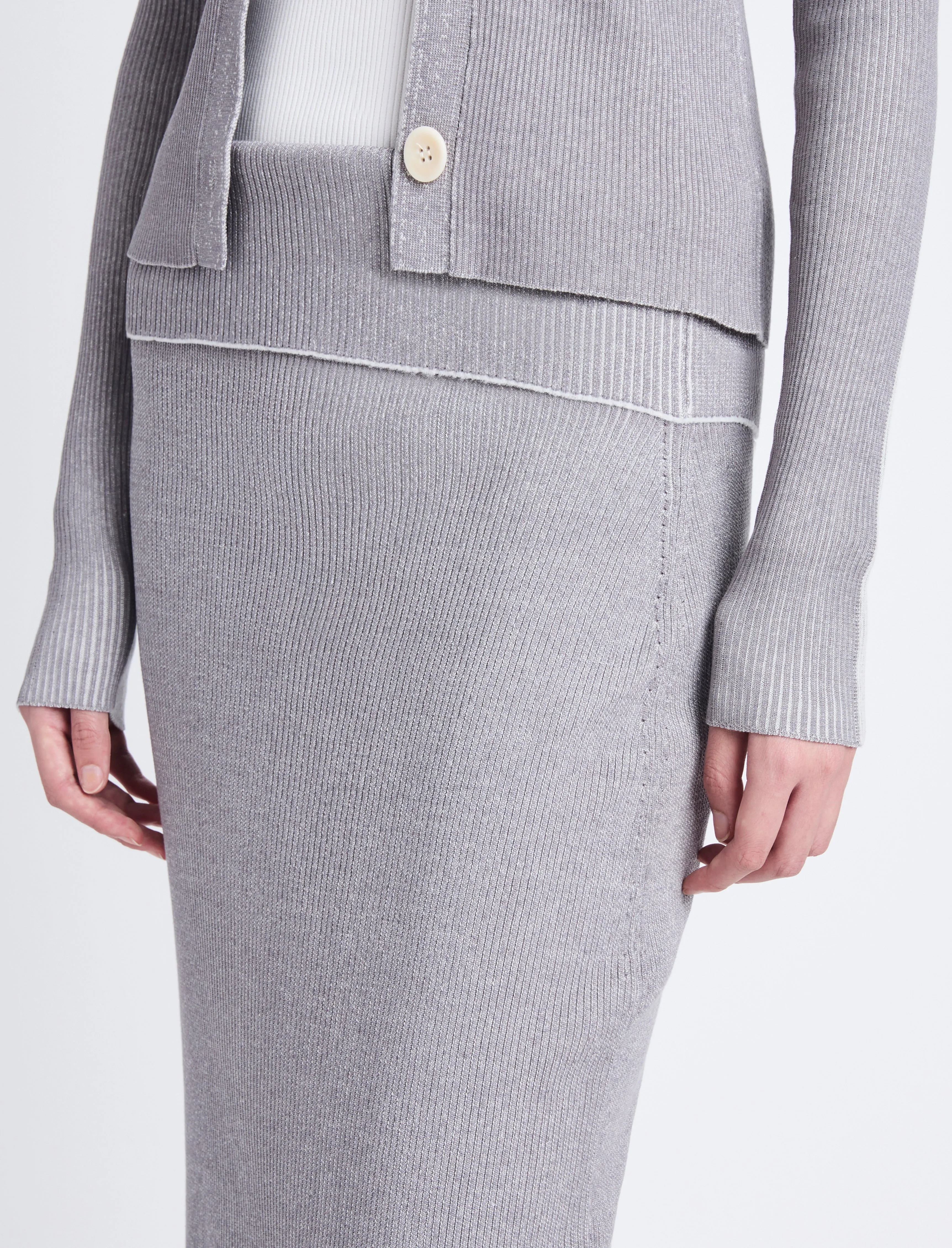 Willow Skirt in Plaited Rib Knits sold by Proenza Schouler product image thumbnail 5