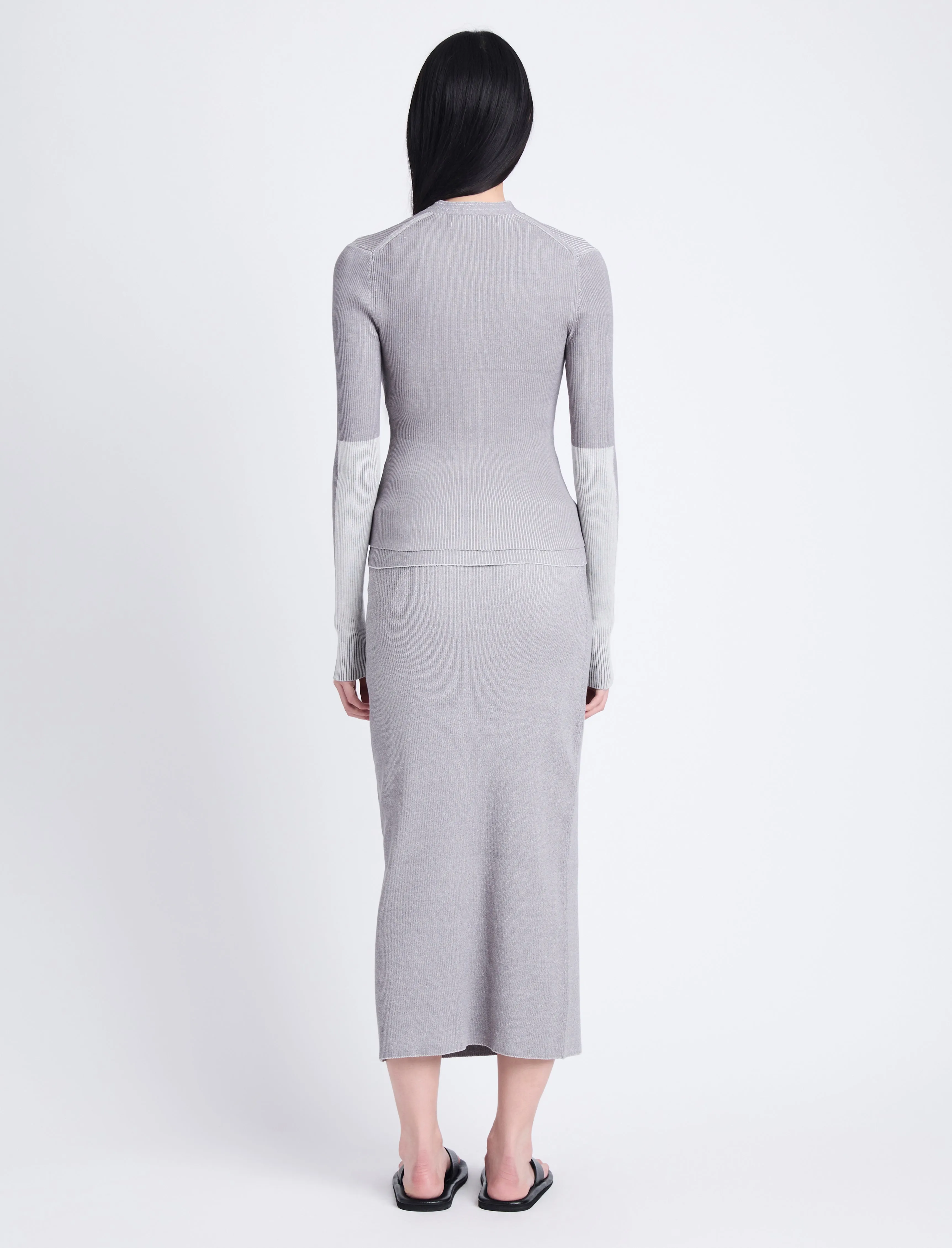 Willow Skirt in Plaited Rib Knits sold by Proenza Schouler product image thumbnail 4