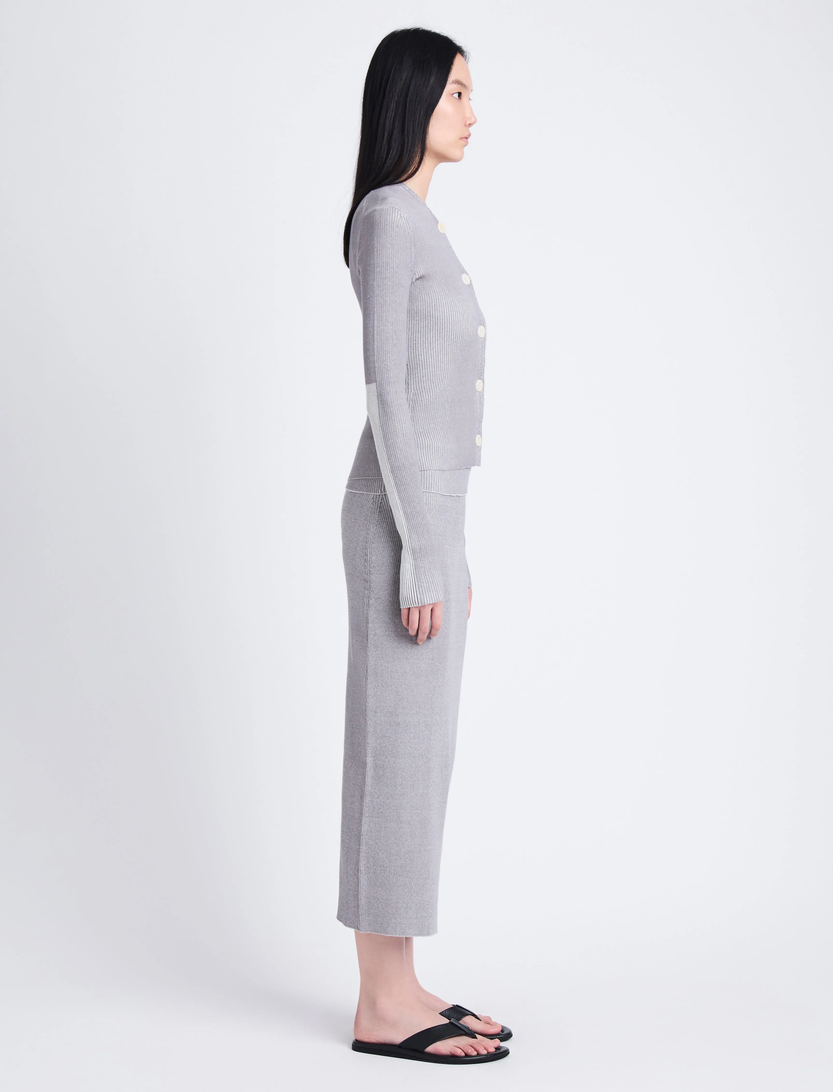 Willow Skirt in Plaited Rib Knits sold by Proenza Schouler product image thumbnail 3