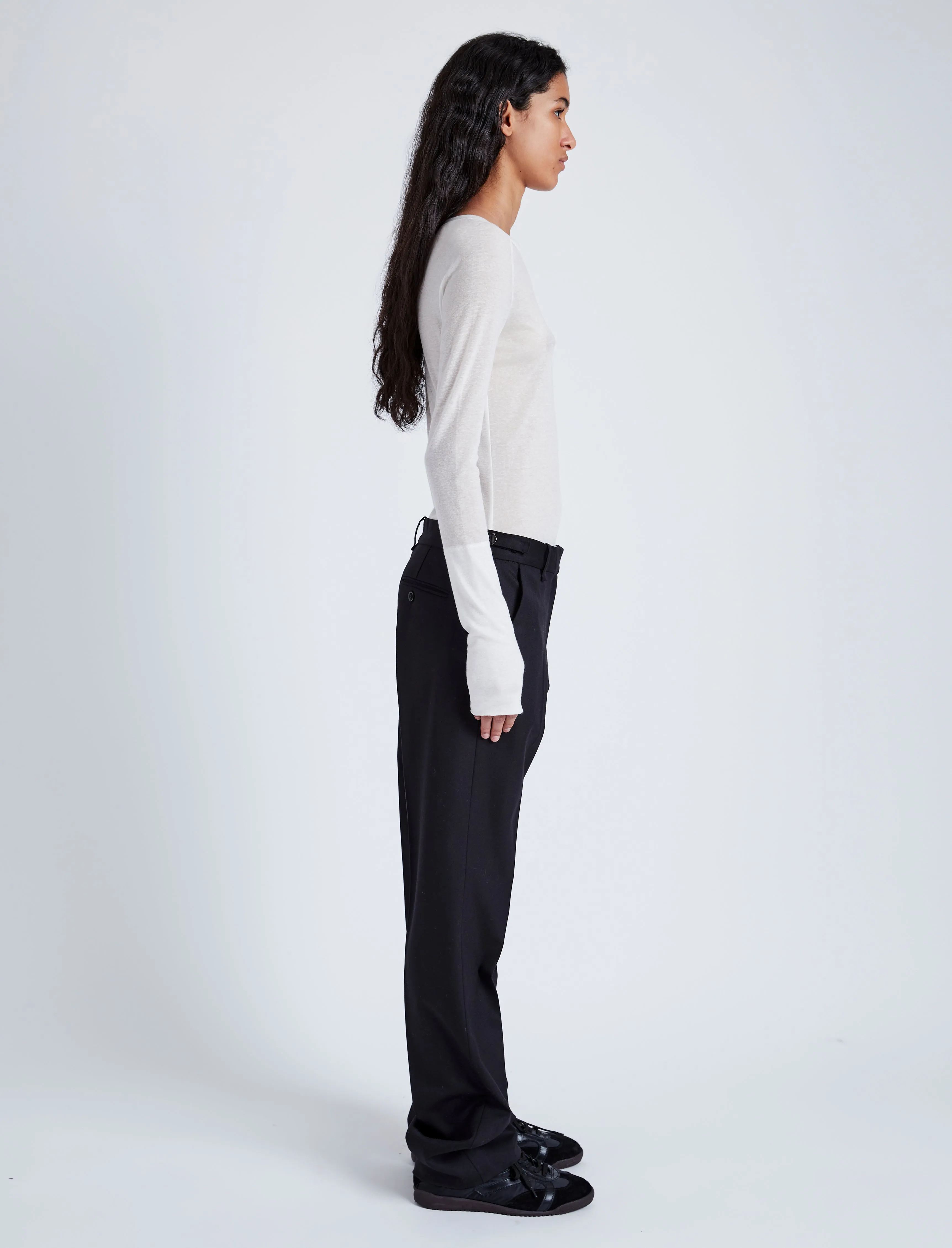 Kaiya Top in Sheer Slub Jersey sold by Proenza Schouler product image thumbnail 4