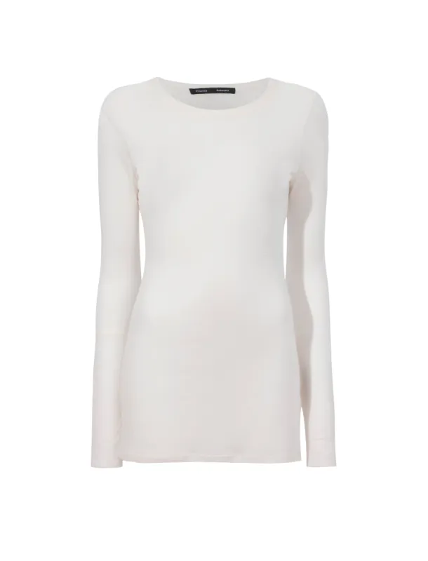 Kaiya Top in Sheer Slub Jersey sold by Proenza Schouler
