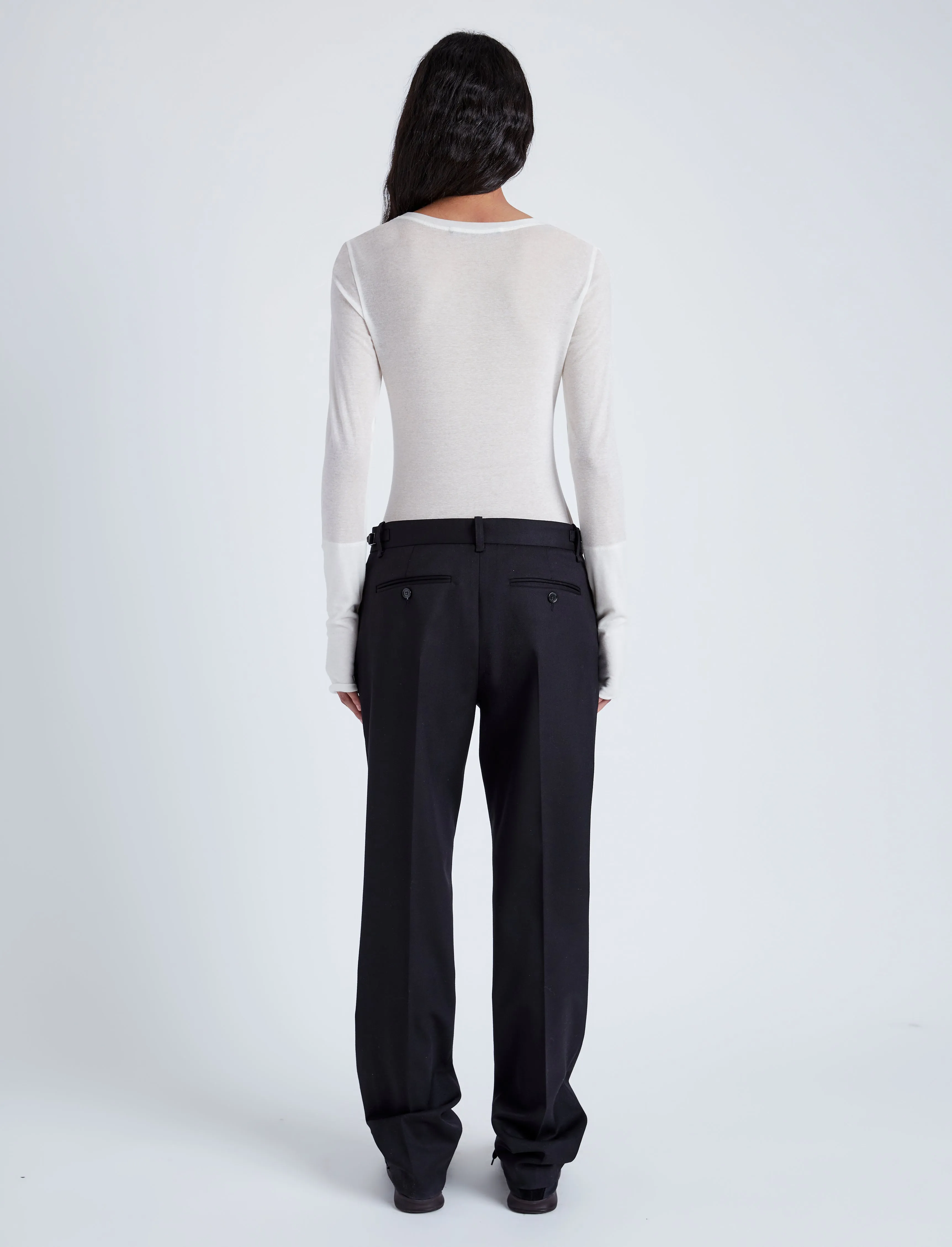 Kaiya Top in Sheer Slub Jersey sold by Proenza Schouler product image thumbnail 5