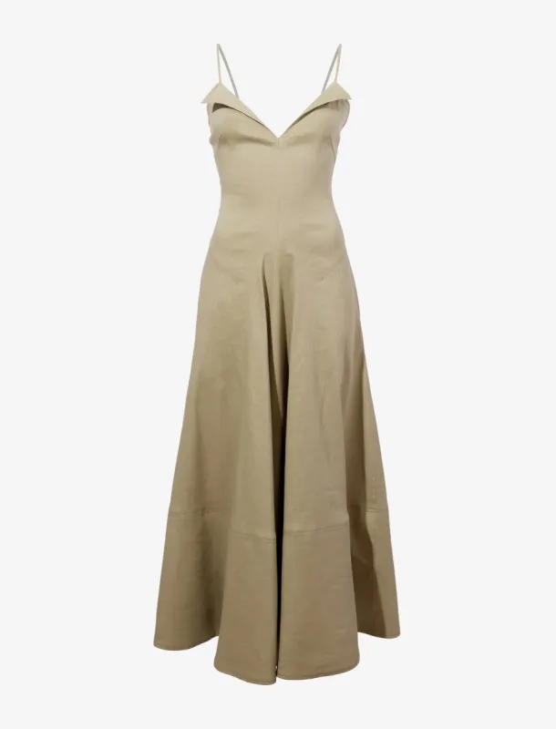 Ruby Dress in Eco Stretch Linen Viscose sold by Proenza Schouler