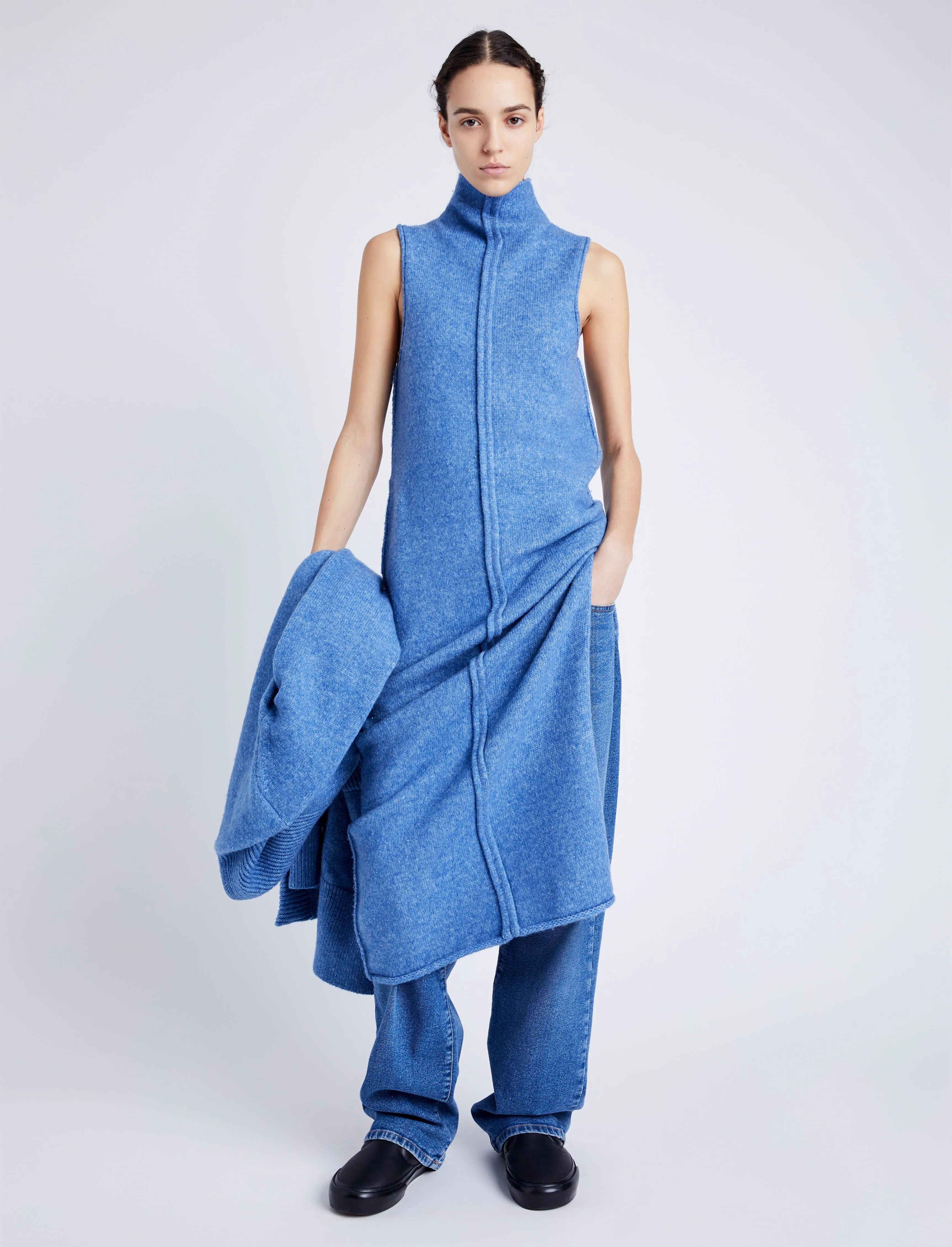 Zola Knit Dress in Wool sold by Proenza Schouler product image thumbnail 2