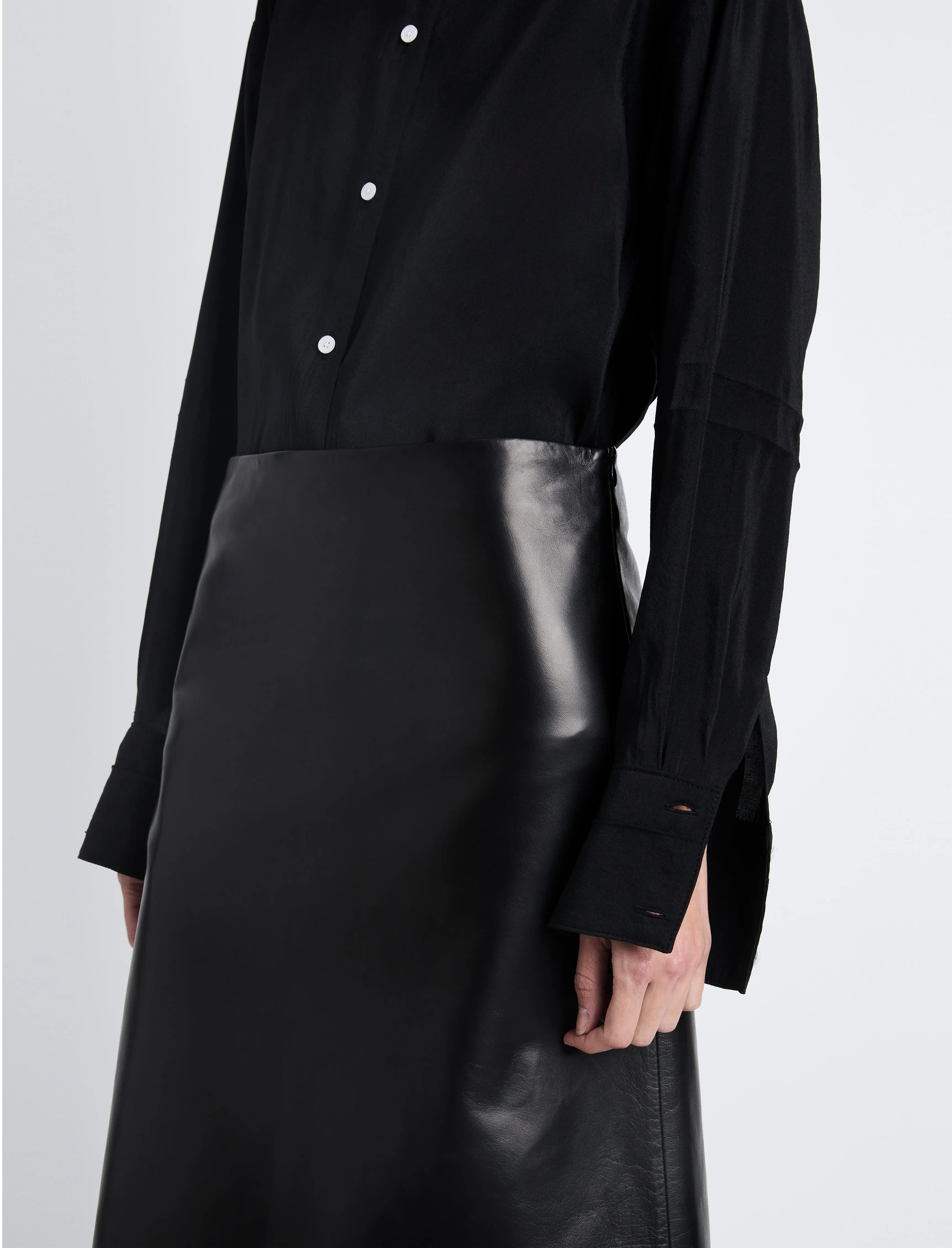 Adele Skirt in Leather sold by Proenza Schouler product image thumbnail 5