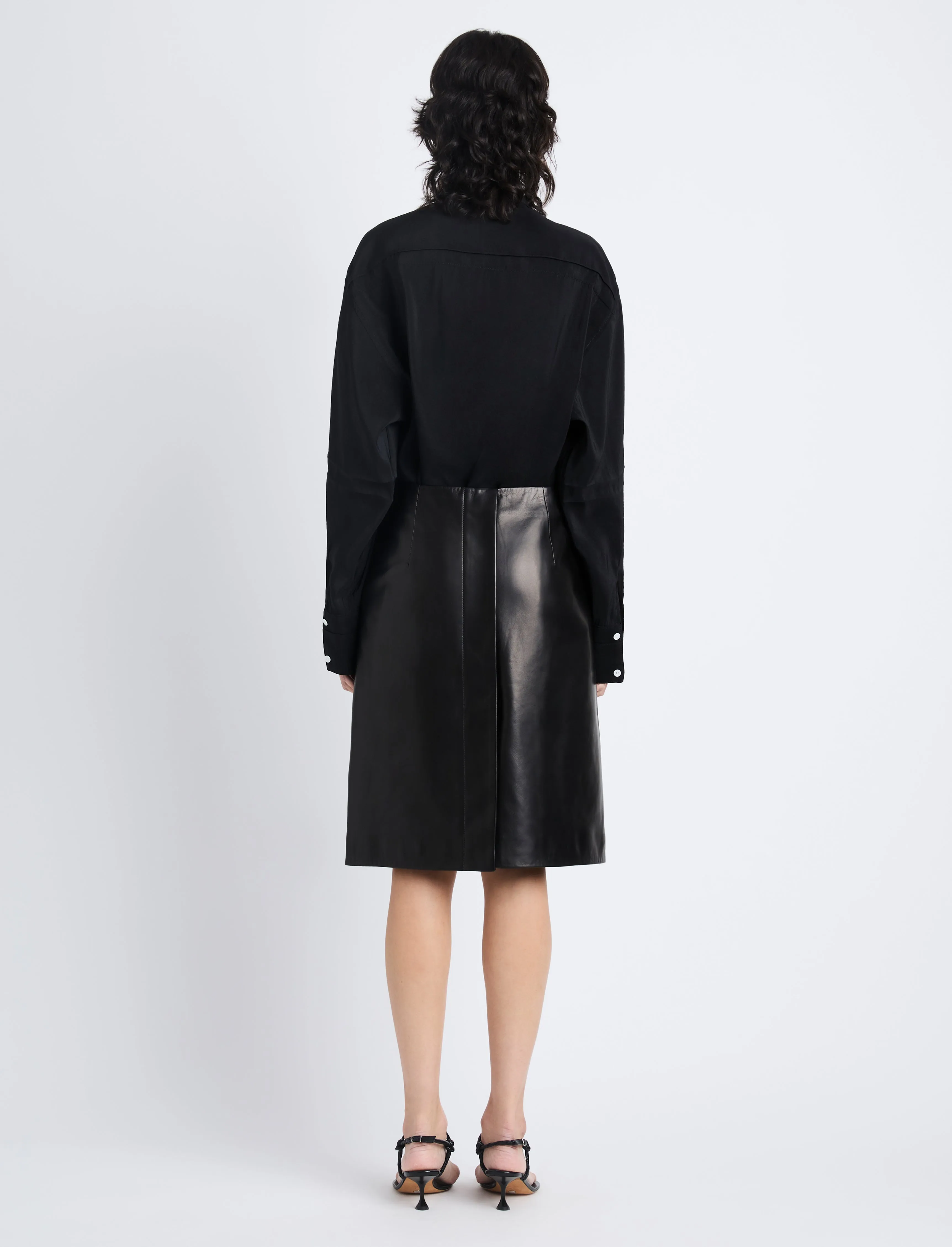Adele Skirt in Leather sold by Proenza Schouler product image thumbnail 4