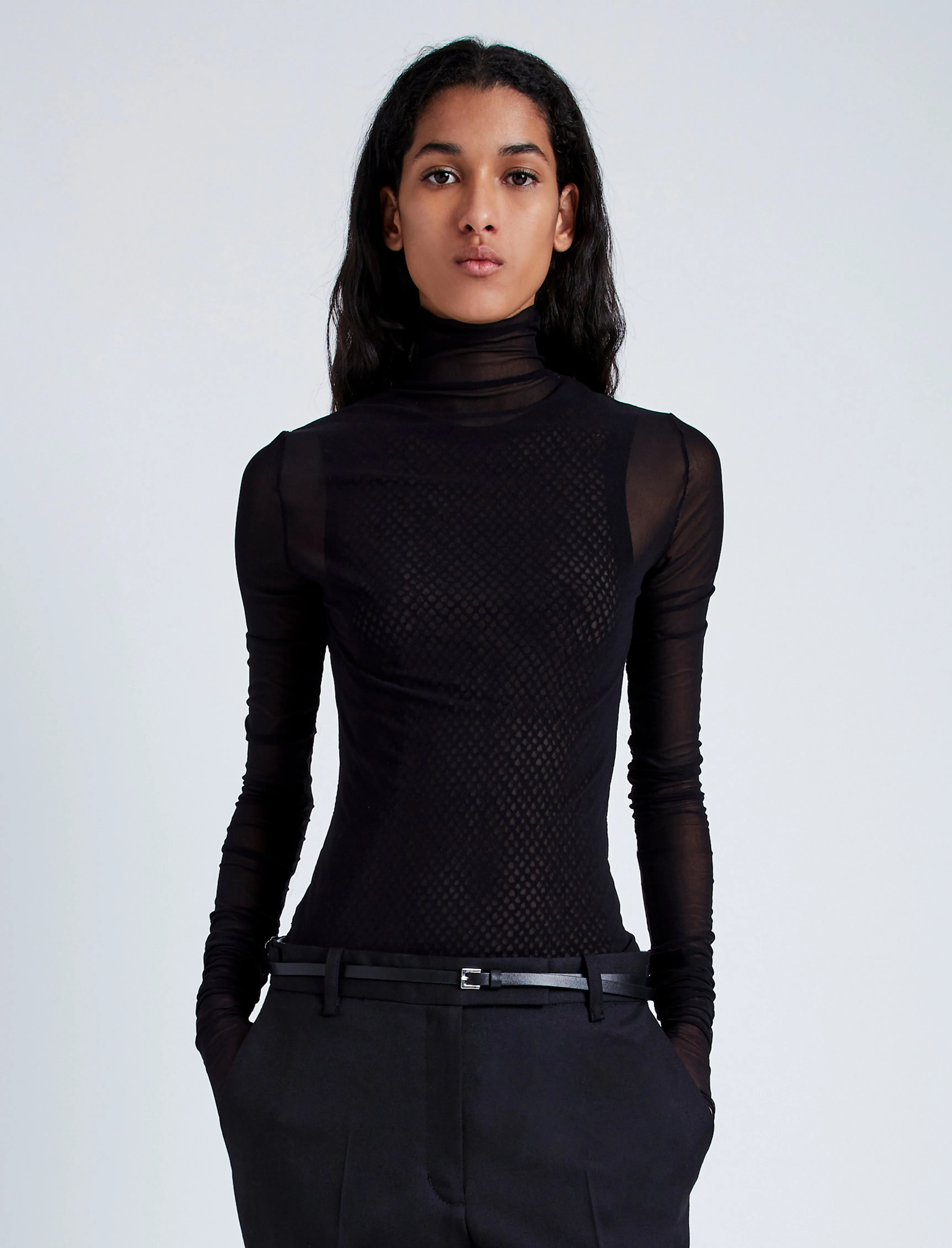 Rio Top in Stretch Tulle Jersey sold by Proenza Schouler product image thumbnail 2