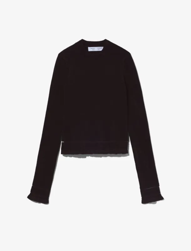 Cropped Turtleneck Chenille Sweater made by Proenza Schouler
