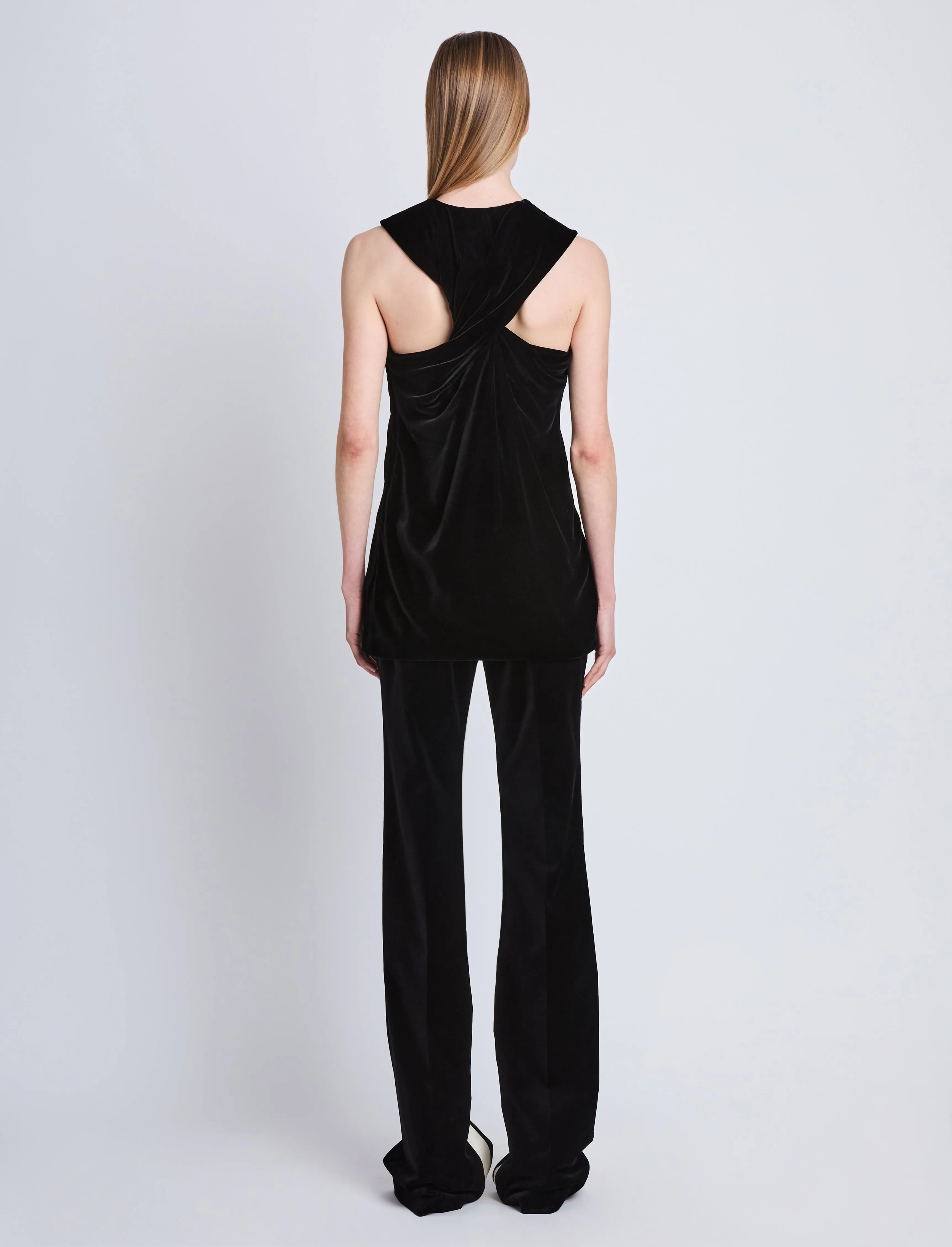 Joyce Top in Matte Velvet sold by Proenza Schouler product image thumbnail 5