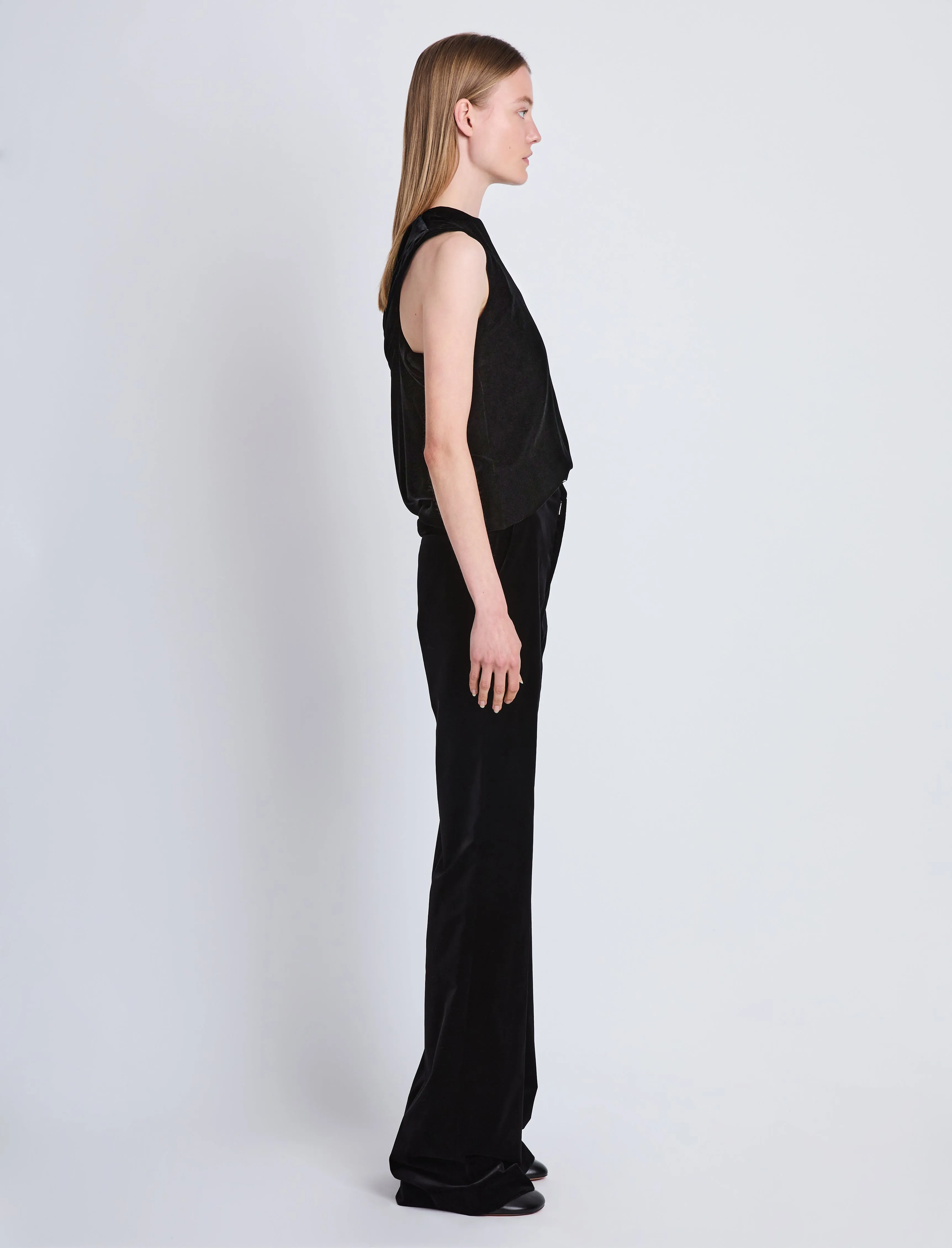 Joyce Top in Matte Velvet sold by Proenza Schouler product image thumbnail 4