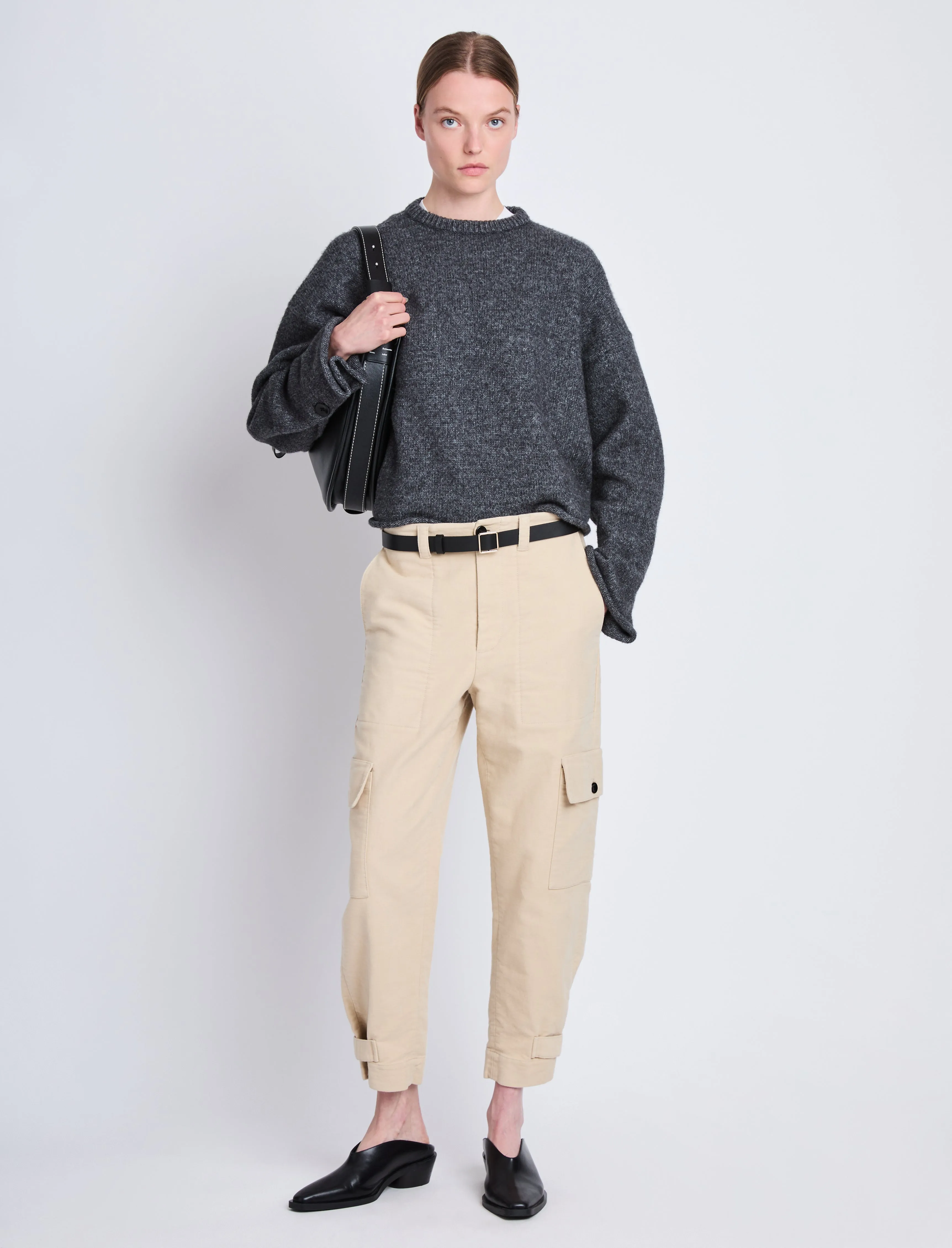 Tara Knit Sweater in Wool Blend sold by Proenza Schouler product image thumbnail 3