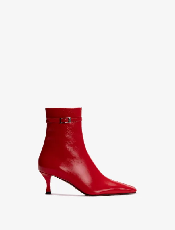 Trap Ankle Boots in Slick Nappa sold by Proenza Schouler