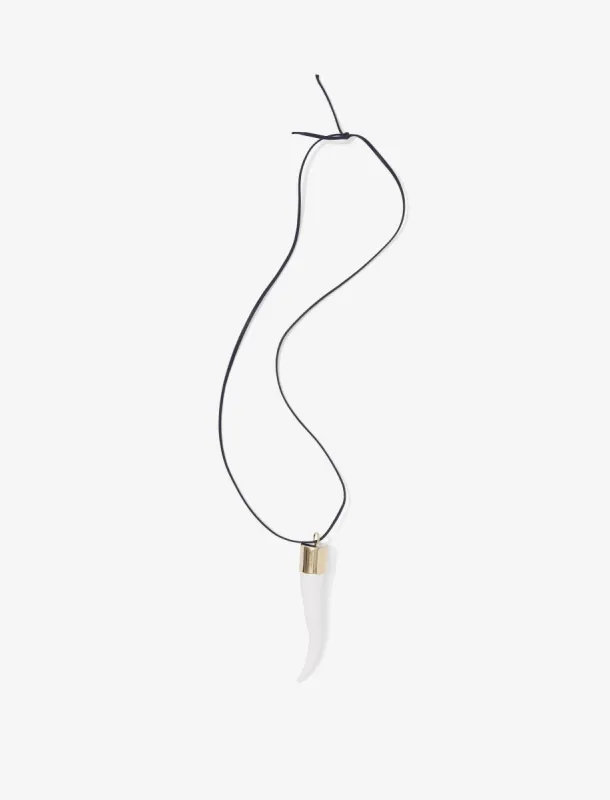 Horn Pendant Necklace made by Proenza Schouler