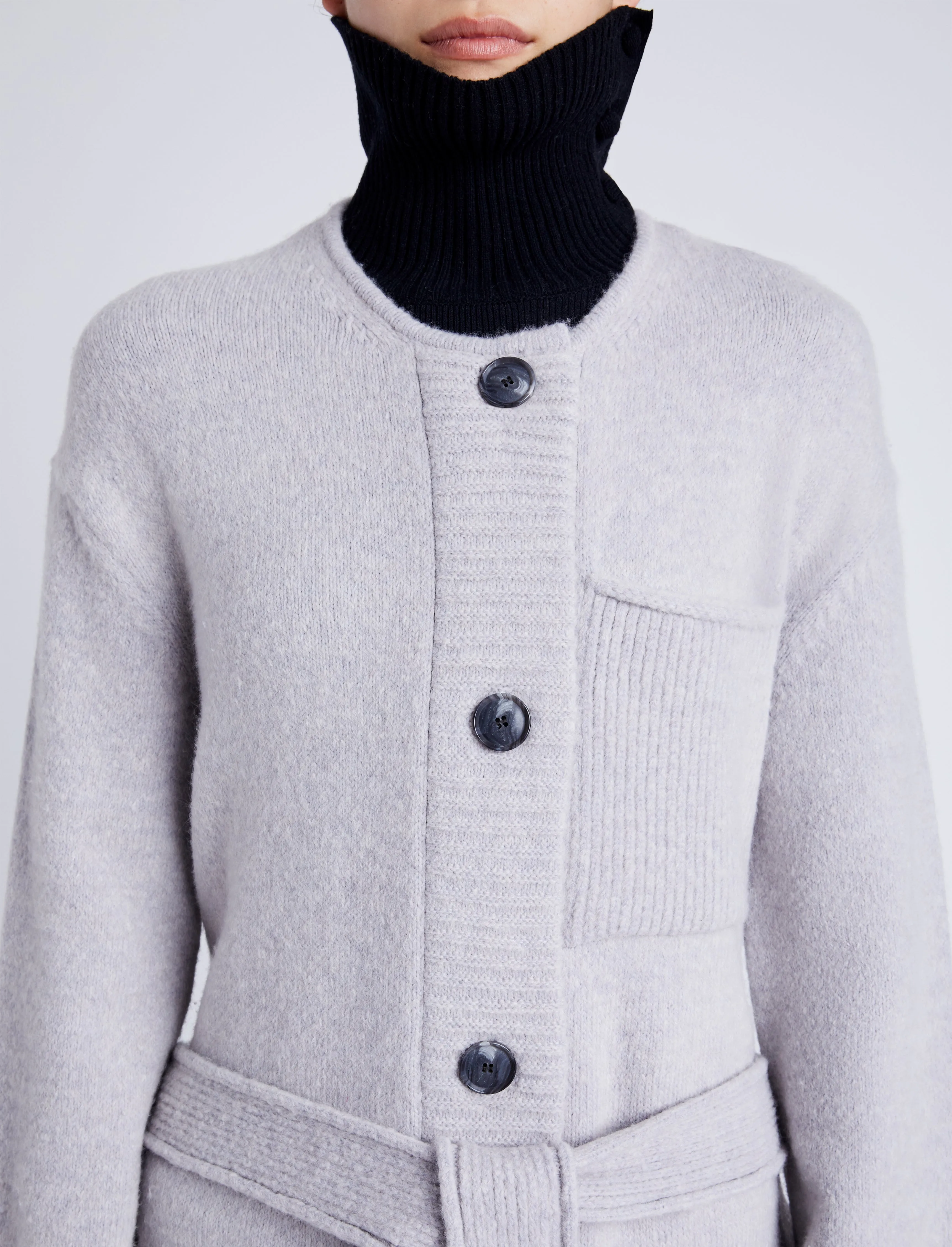 Lenora Knit Cardigan in Wool Blend sold by Proenza Schouler product image thumbnail 5