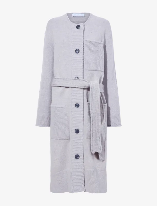 Lenora Knit Cardigan in Wool Blend made by Proenza Schouler