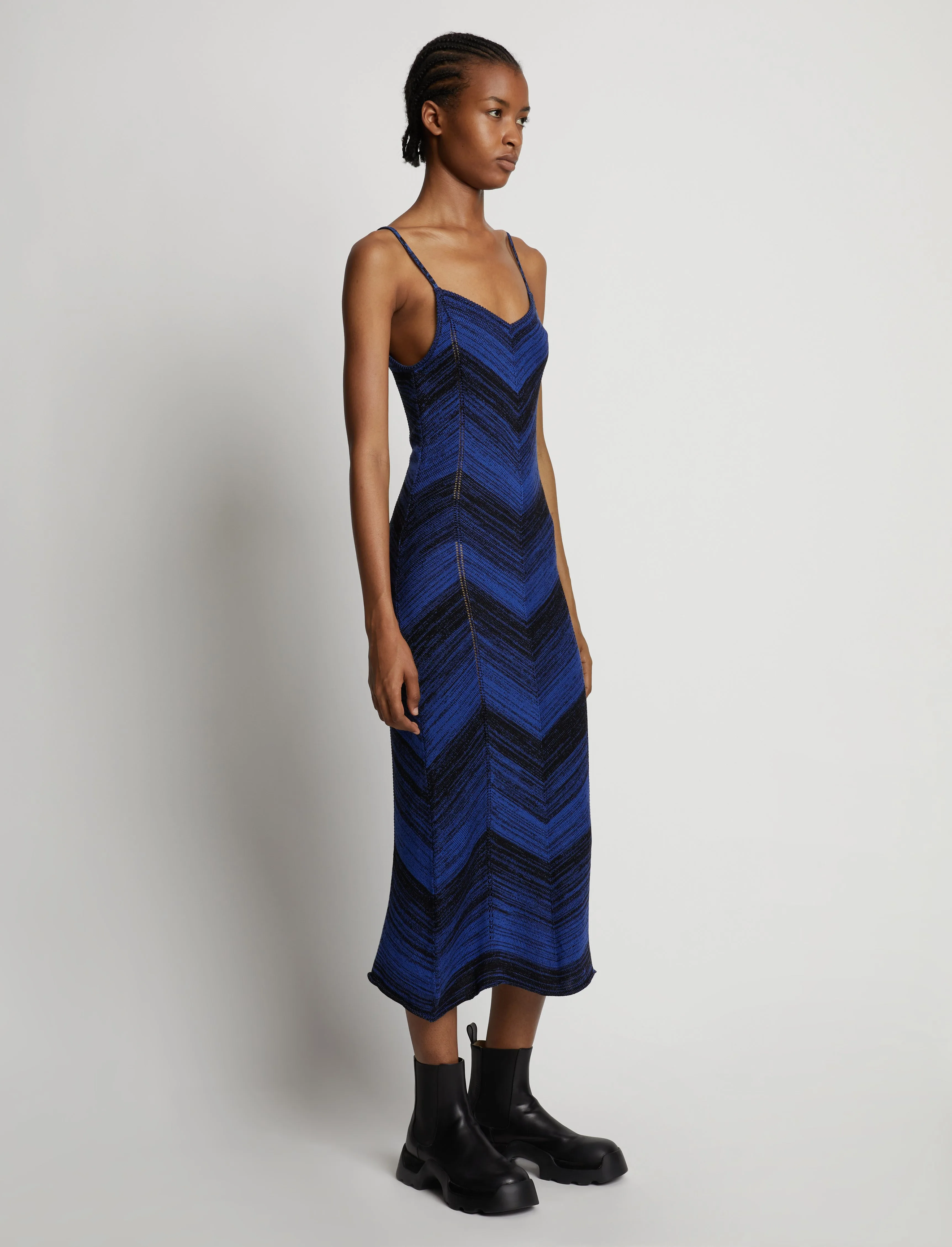 Marled Stripe Knit Maxi Dress sold by Proenza Schouler product image thumbnail 3