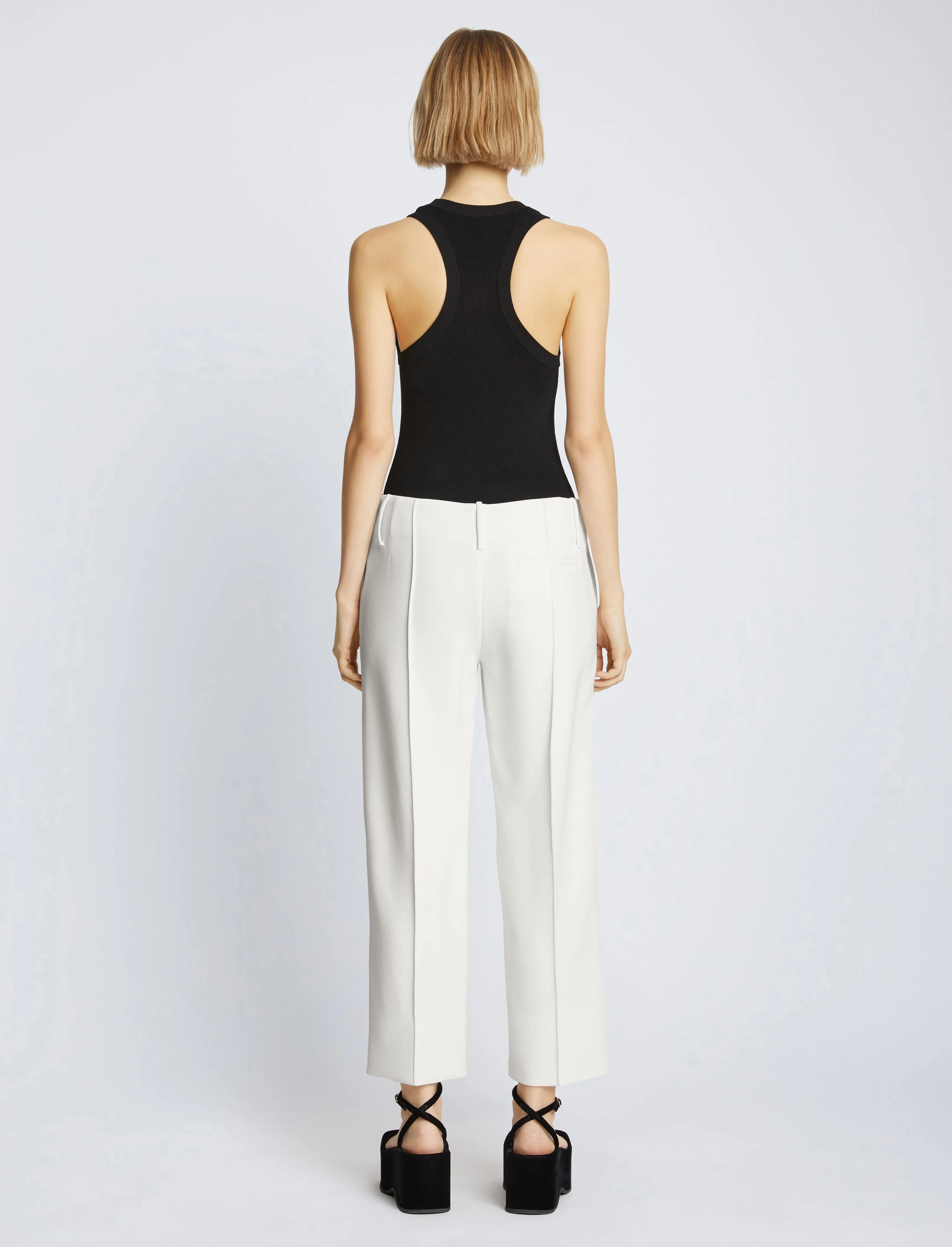 Bi-Stretch Crepe Cropped Pants sold by Proenza Schouler product image thumbnail 4