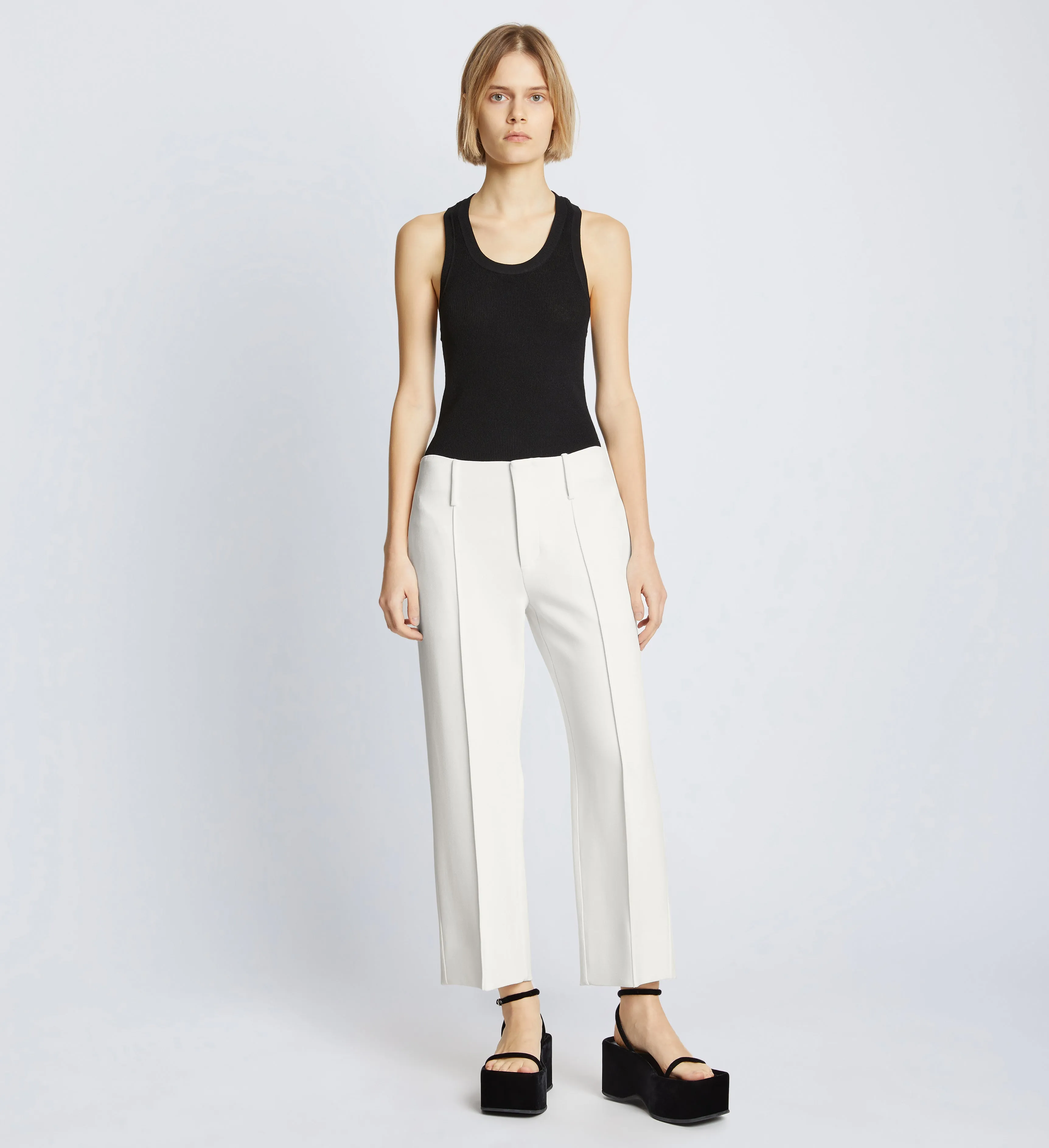 Bi-Stretch Crepe Cropped Pants sold by Proenza Schouler product image thumbnail 2