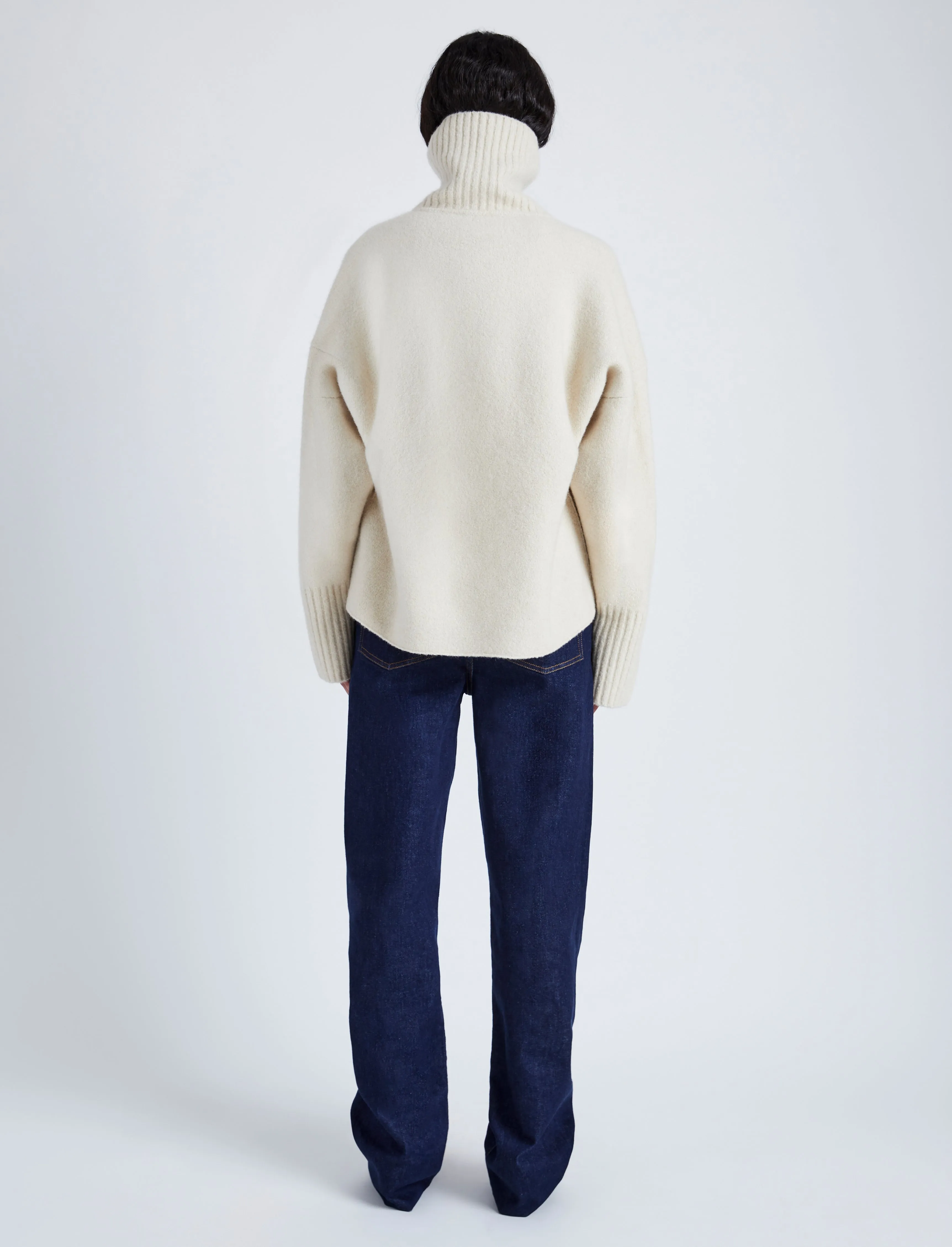 Sandra Turtleneck Sweater in Lofty Eco Cashmere sold by Proenza Schouler product image thumbnail 5