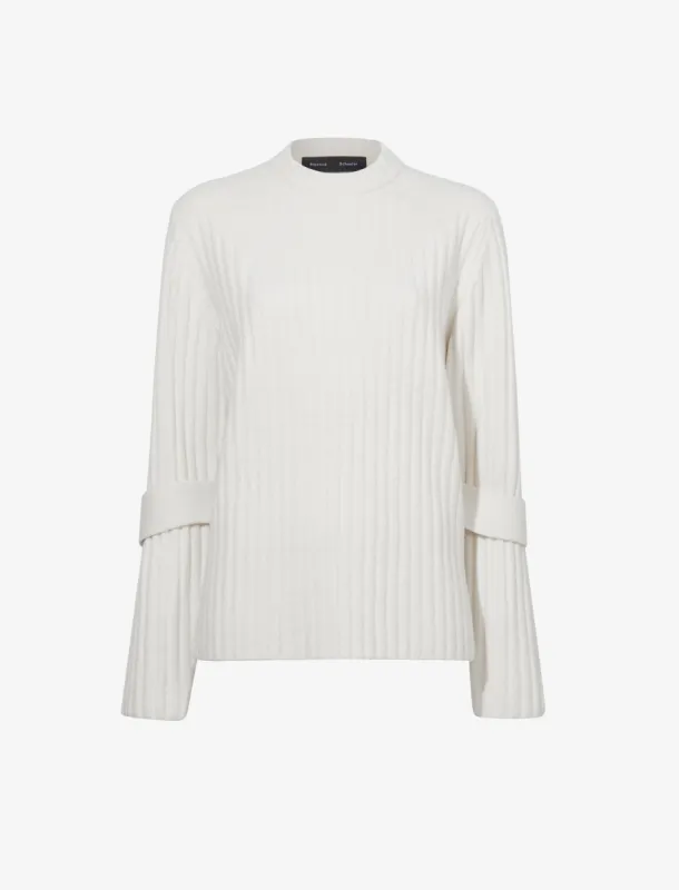 Verona Sweater in Midweight Cashmere Rib sold by Proenza Schouler