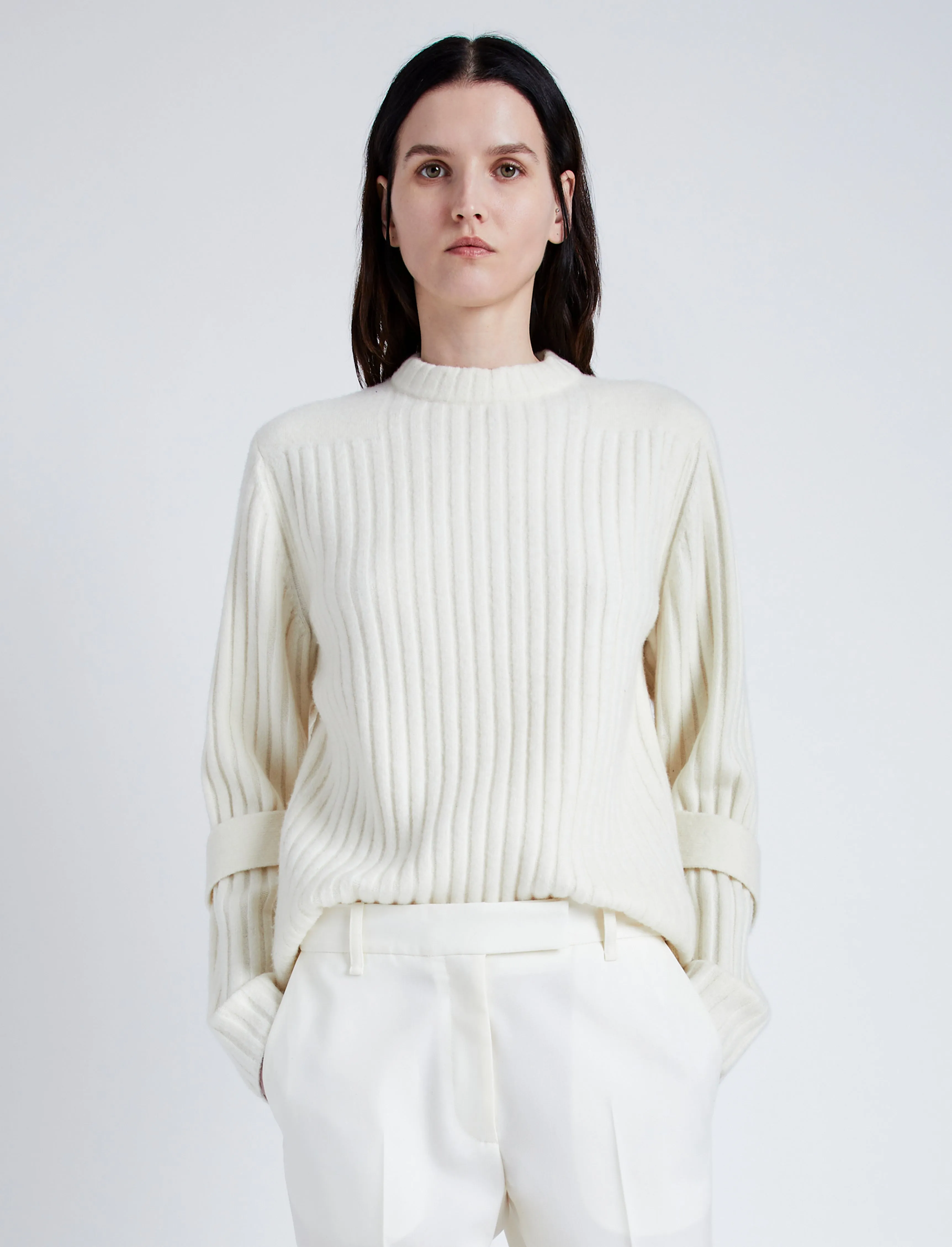 Verona Sweater in Midweight Cashmere Rib sold by Proenza Schouler product image thumbnail 2