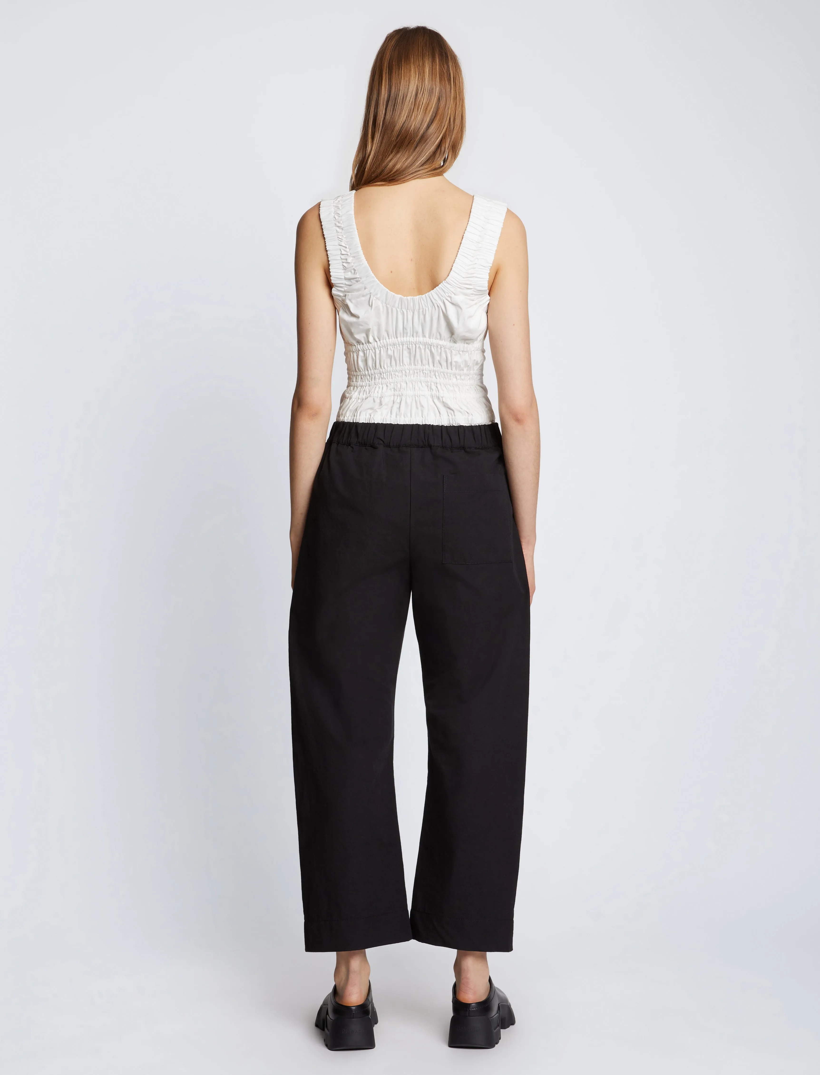 Solid Cotton Linen Easy Pants sold by Proenza Schouler product image thumbnail 4