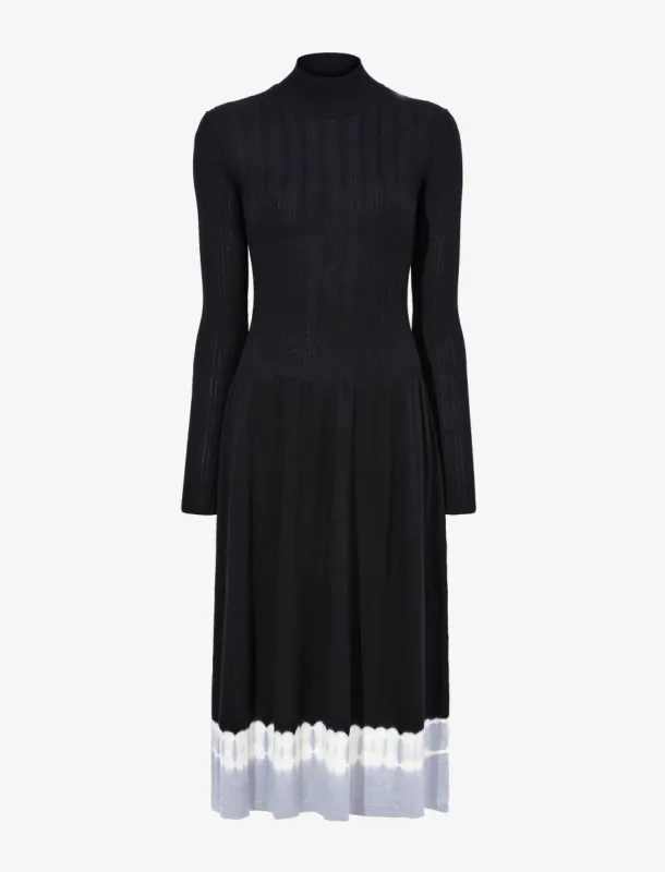 Lila Knit Dress in Featherweight Tie Dye made by Proenza Schouler