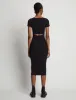 Rib Knit Short Sleeve Dress sold by Proenza Schouler