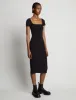 Rib Knit Short Sleeve Dress sold by Proenza Schouler