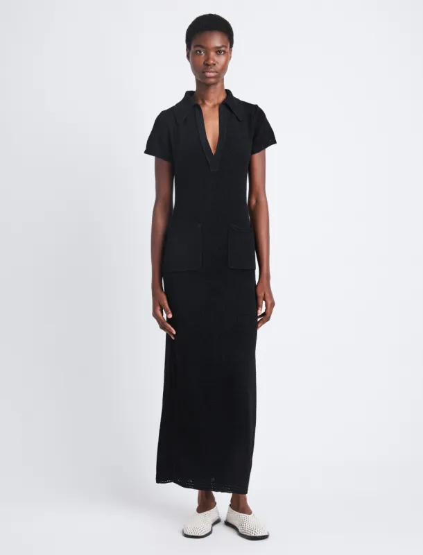 Rib Knit Short Sleeve Dress sold by Proenza Schouler