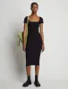 Rib Knit Short Sleeve Dress sold by Proenza Schouler