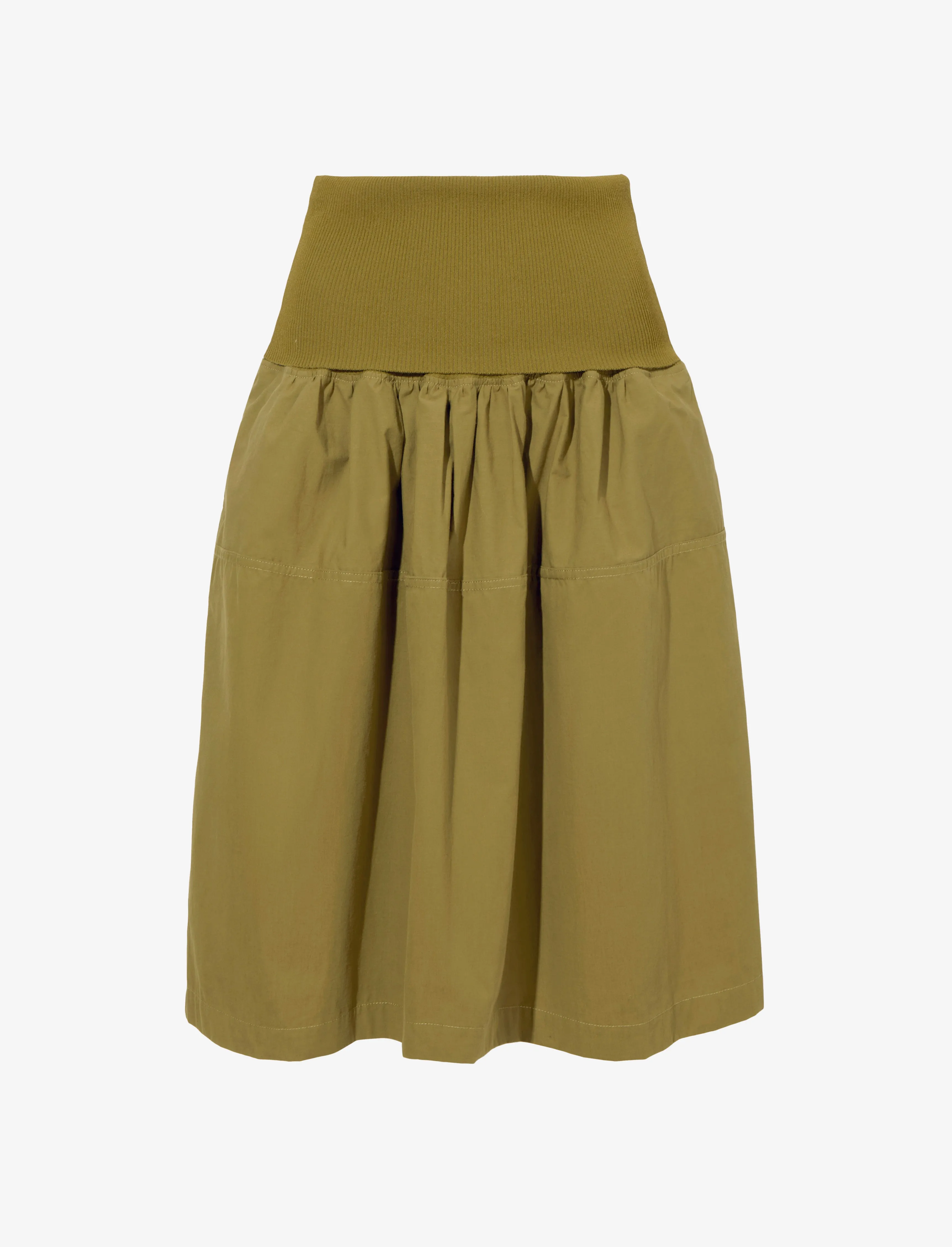 Armina Skirt in Peached Poplin sold by Proenza Schouler
