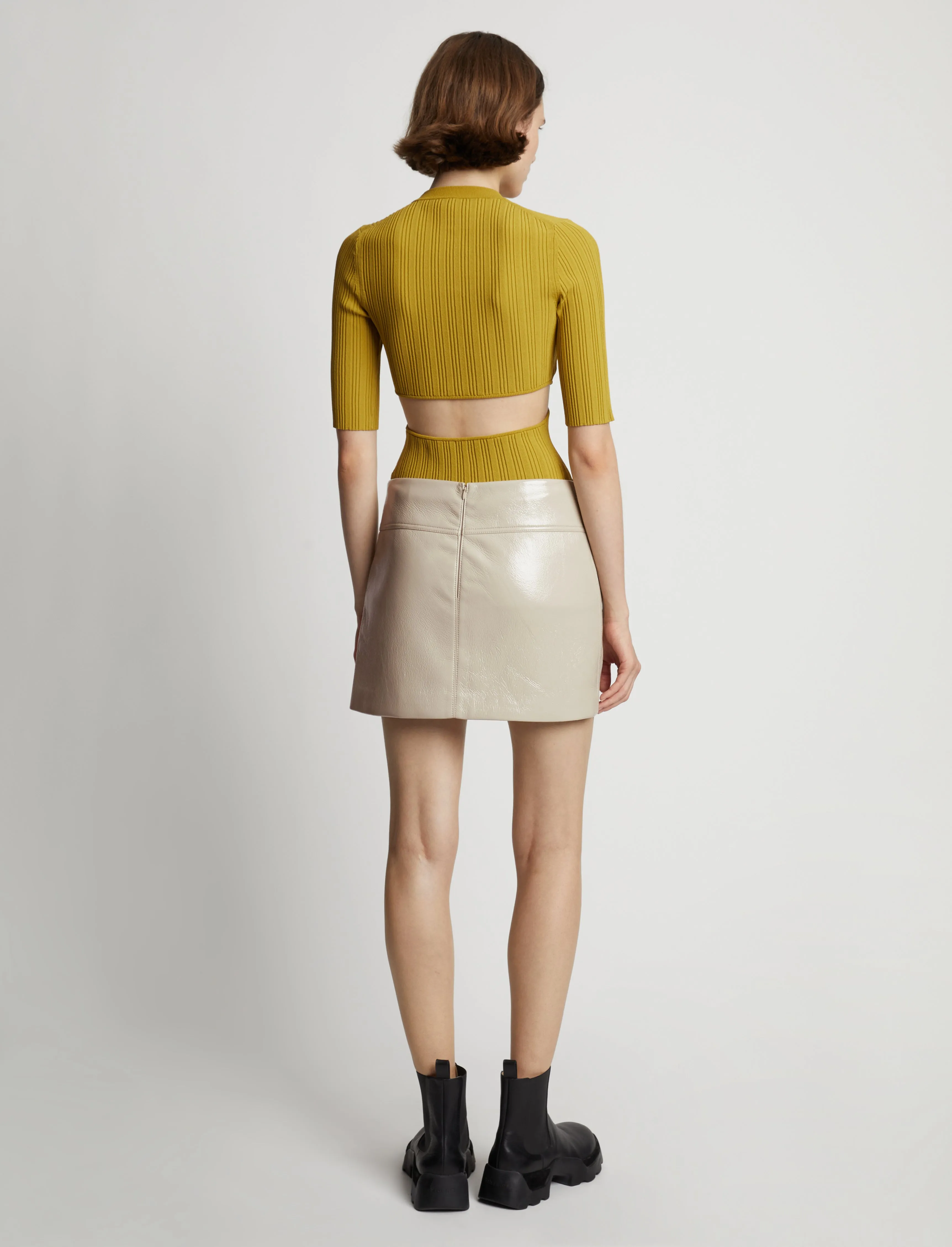 Vinyl Mini Skirt sold by Proenza Schouler product image thumbnail 4