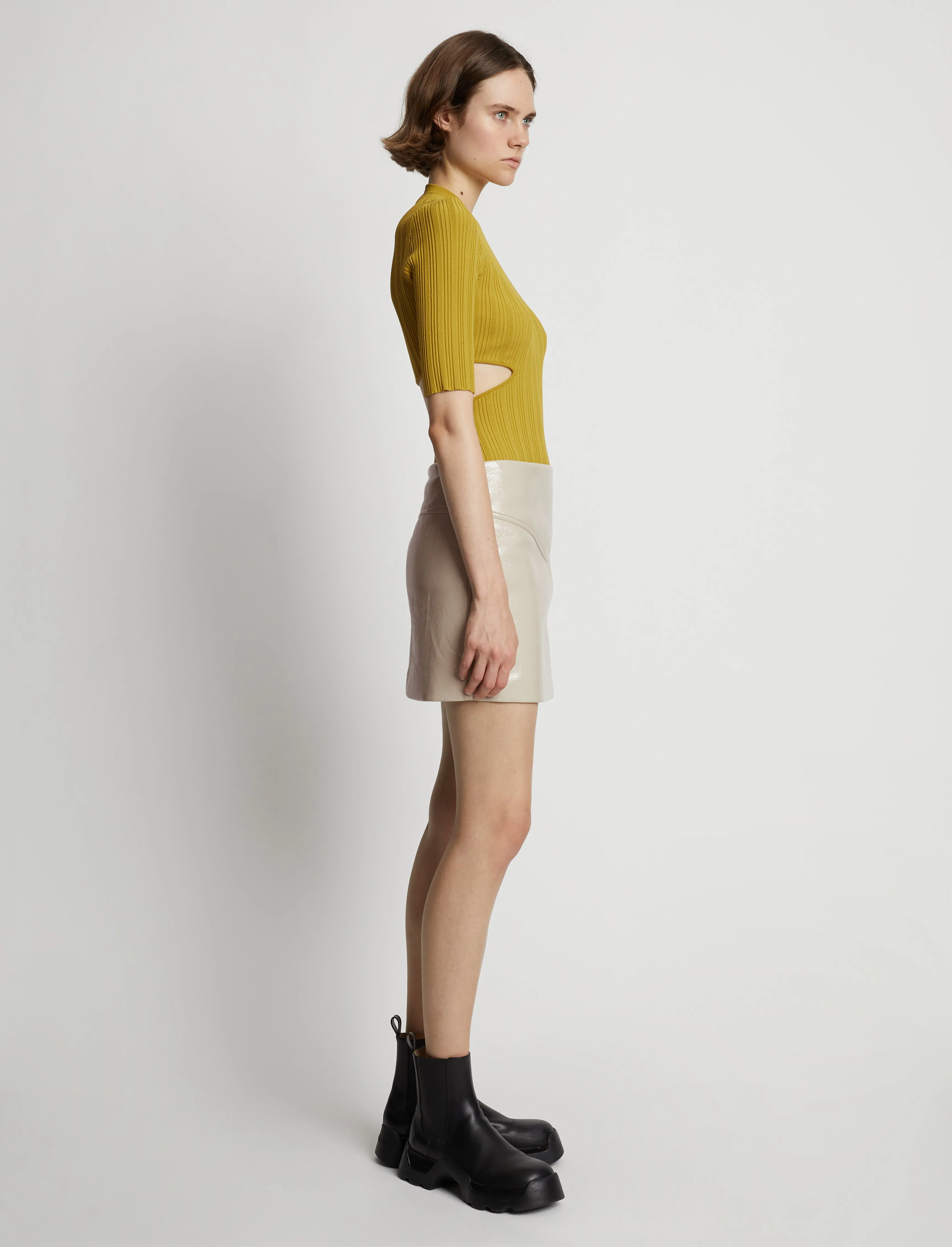 Vinyl Mini Skirt sold by Proenza Schouler product image thumbnail 3