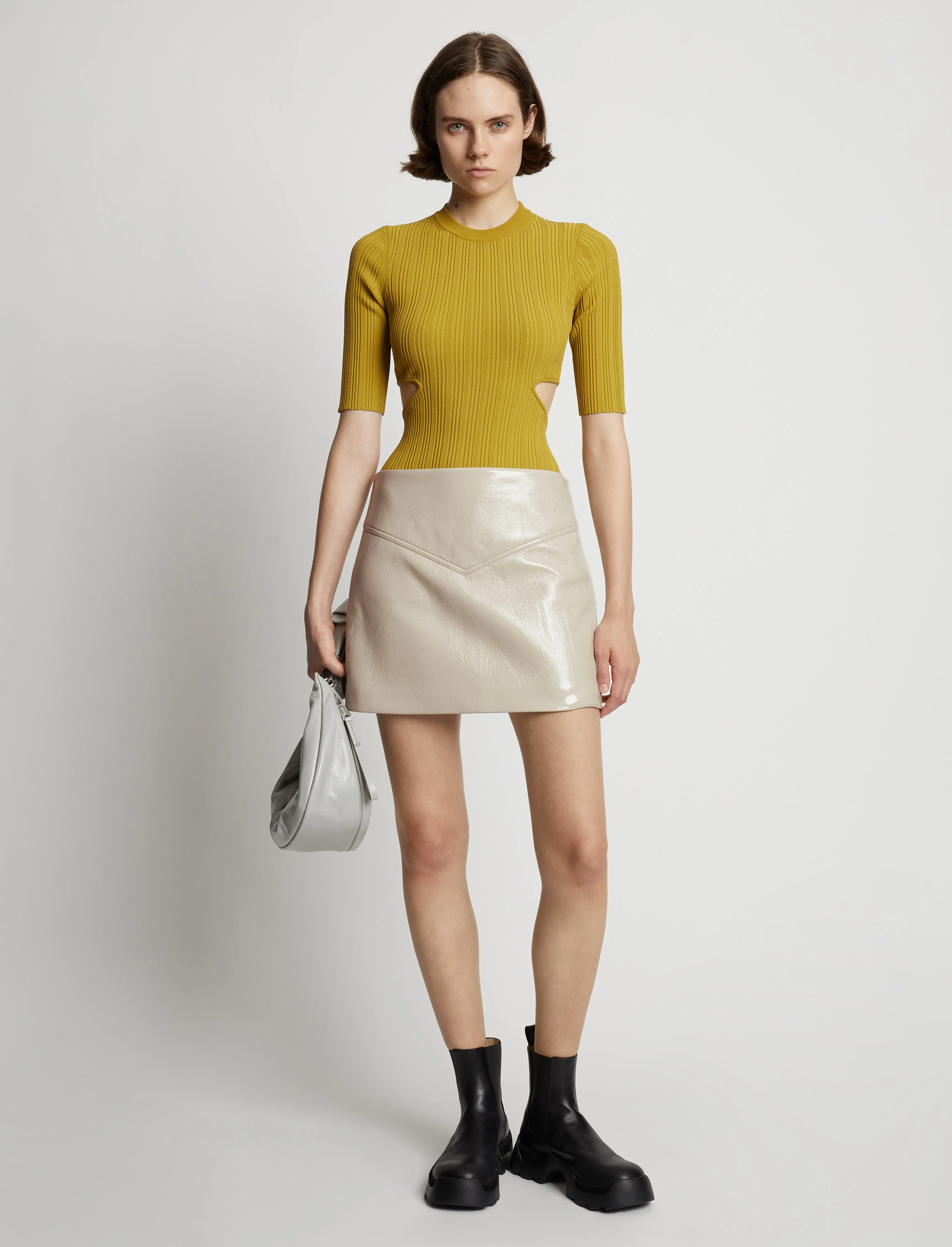 Vinyl Mini Skirt sold by Proenza Schouler product image thumbnail 2