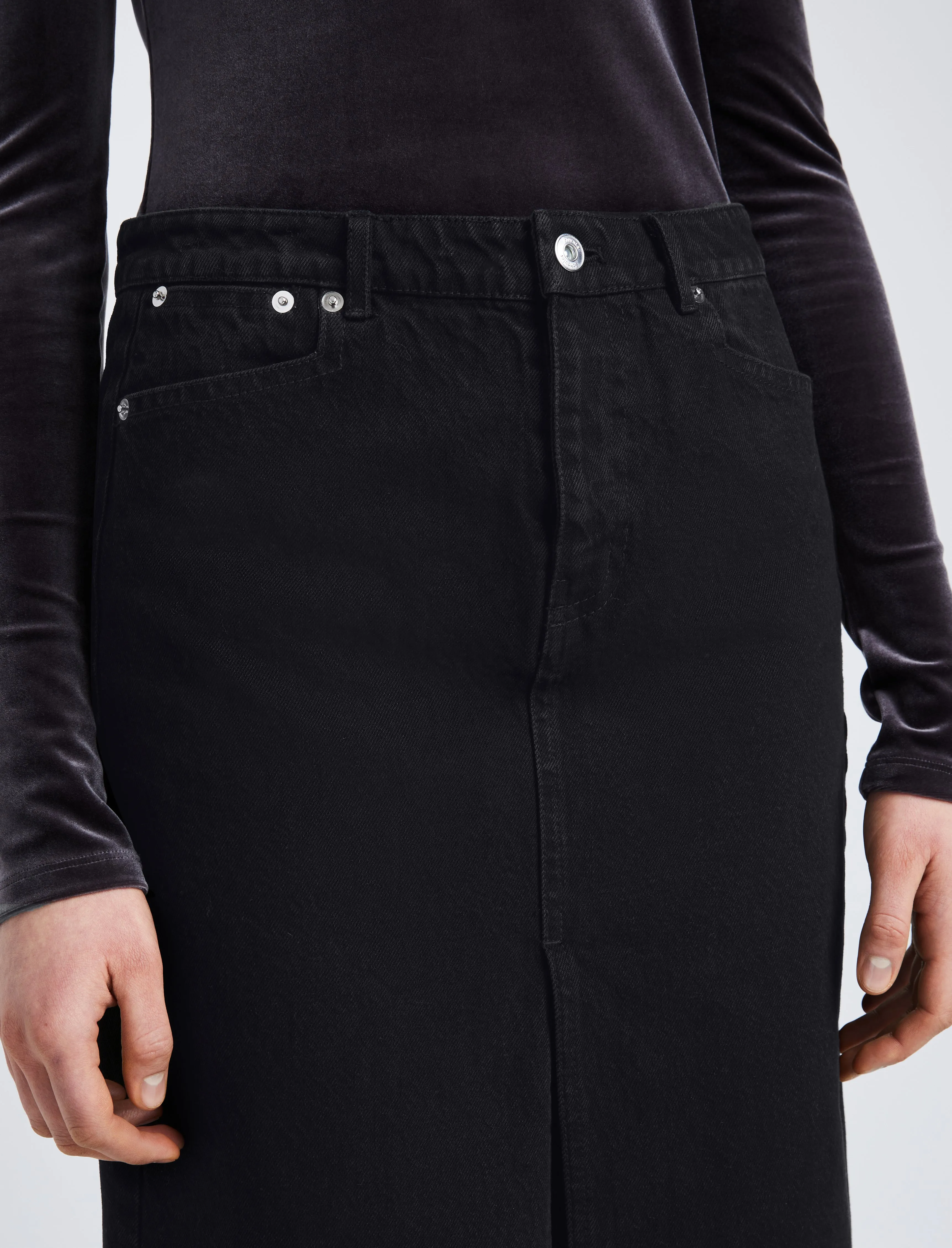 Sloan Denim Skirt sold by Proenza Schouler product image thumbnail 5