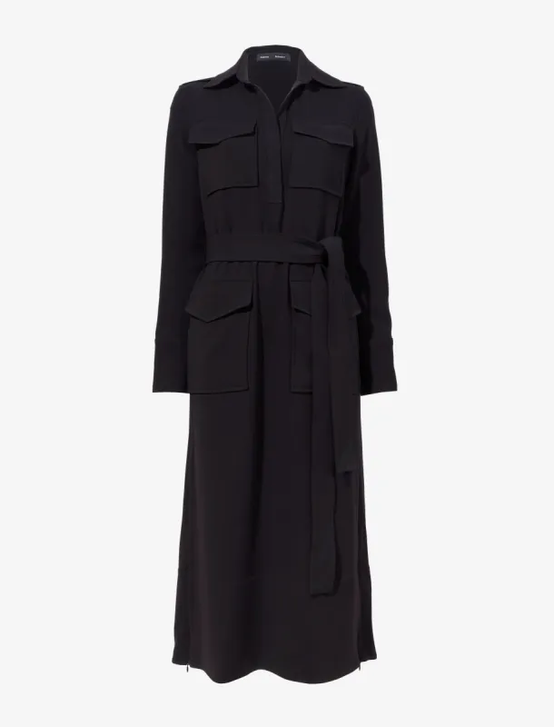 Vanessa Dress in Matte Double Crepe sold by Proenza Schouler
