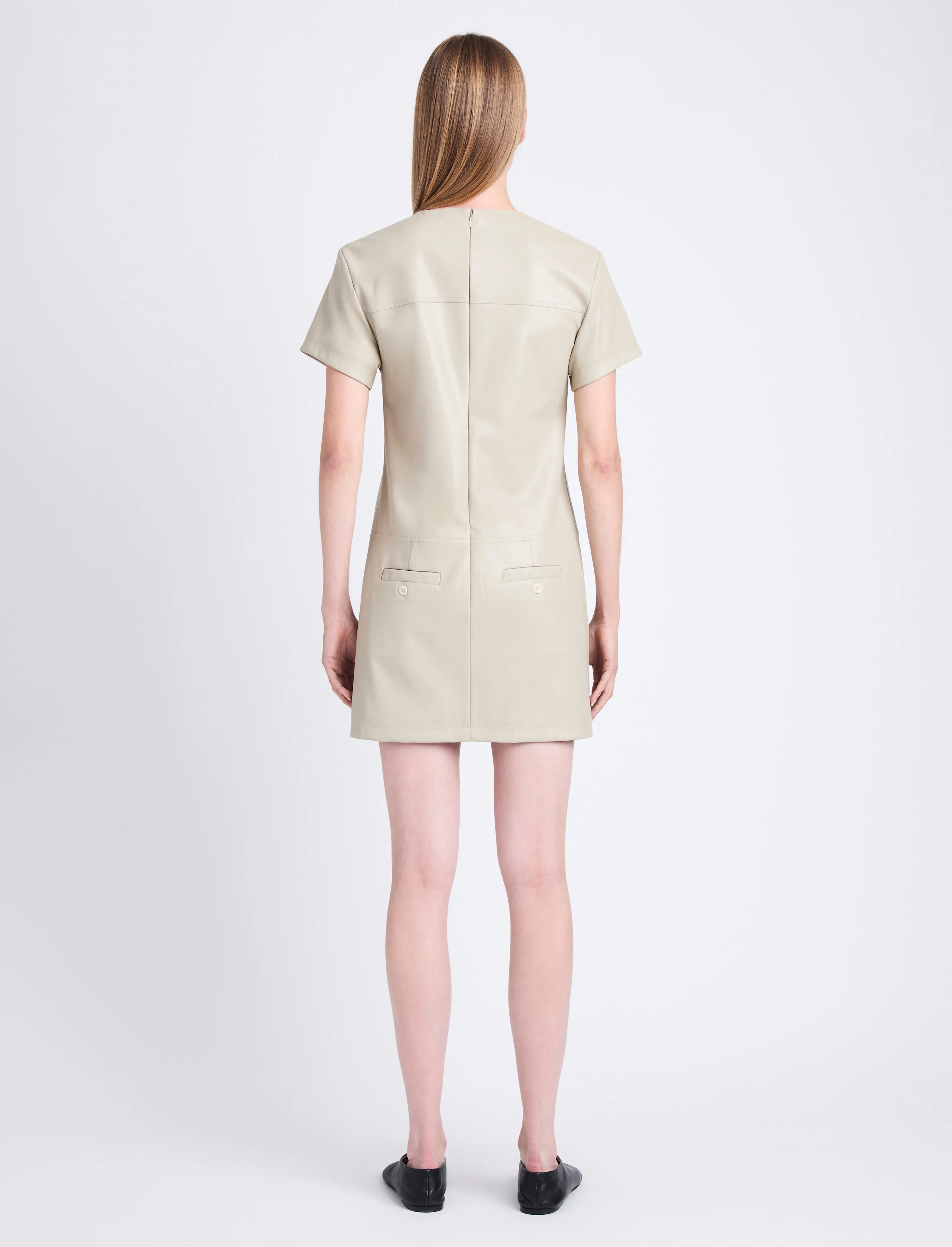Sonny Dress in Faux Leather sold by Proenza Schouler product image thumbnail 4