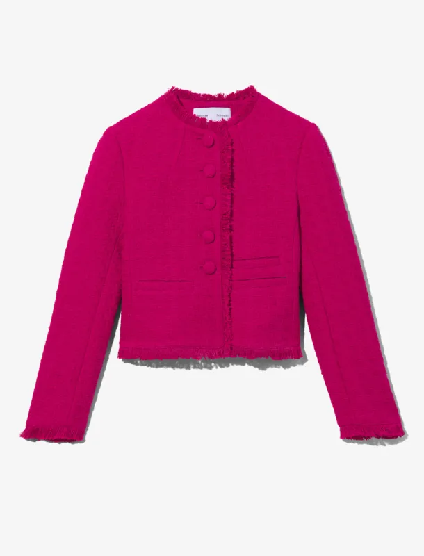 Cropped Tweed Jacket made by Proenza Schouler