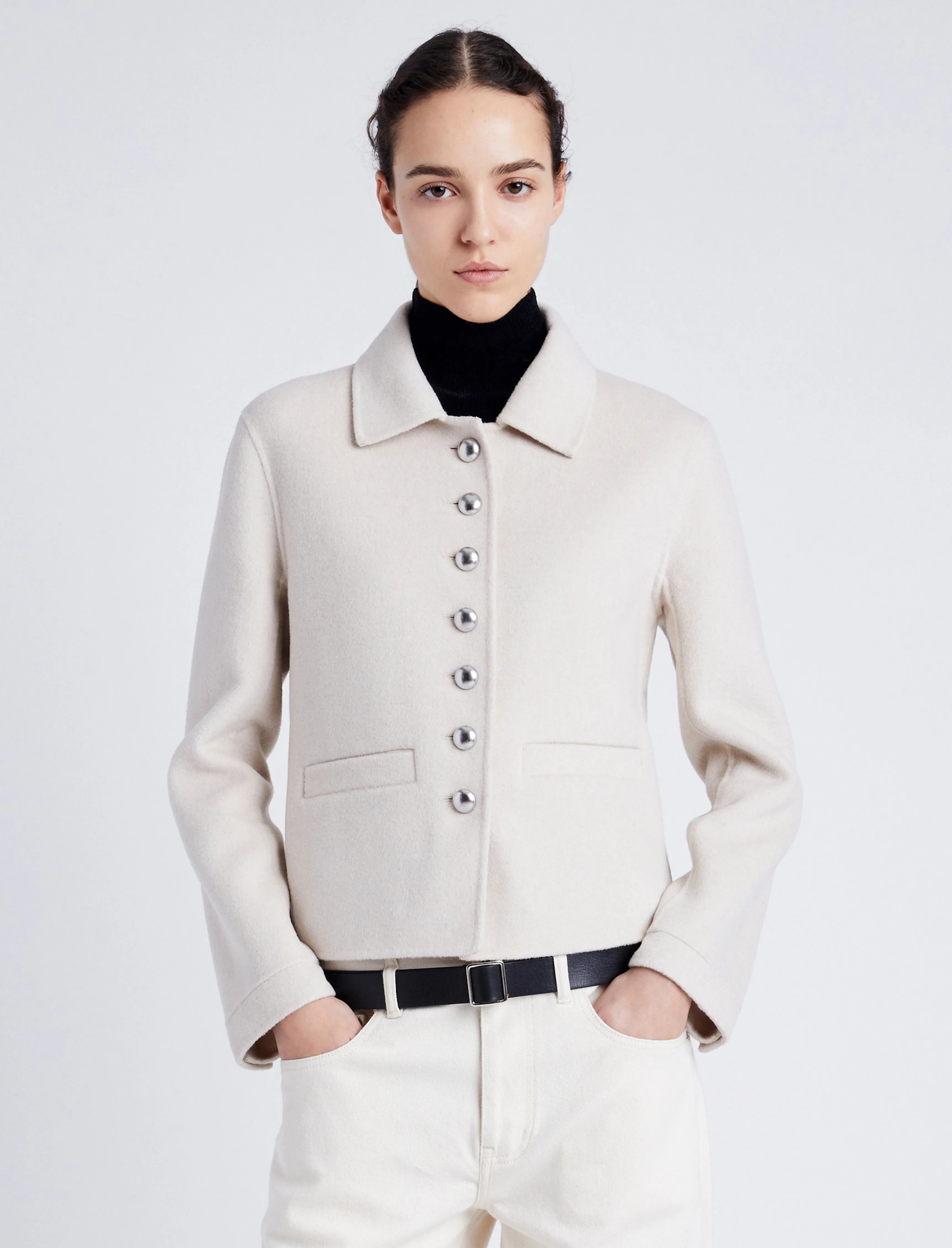 Emilie Jacket in Double Face Wool sold by Proenza Schouler product image thumbnail 2