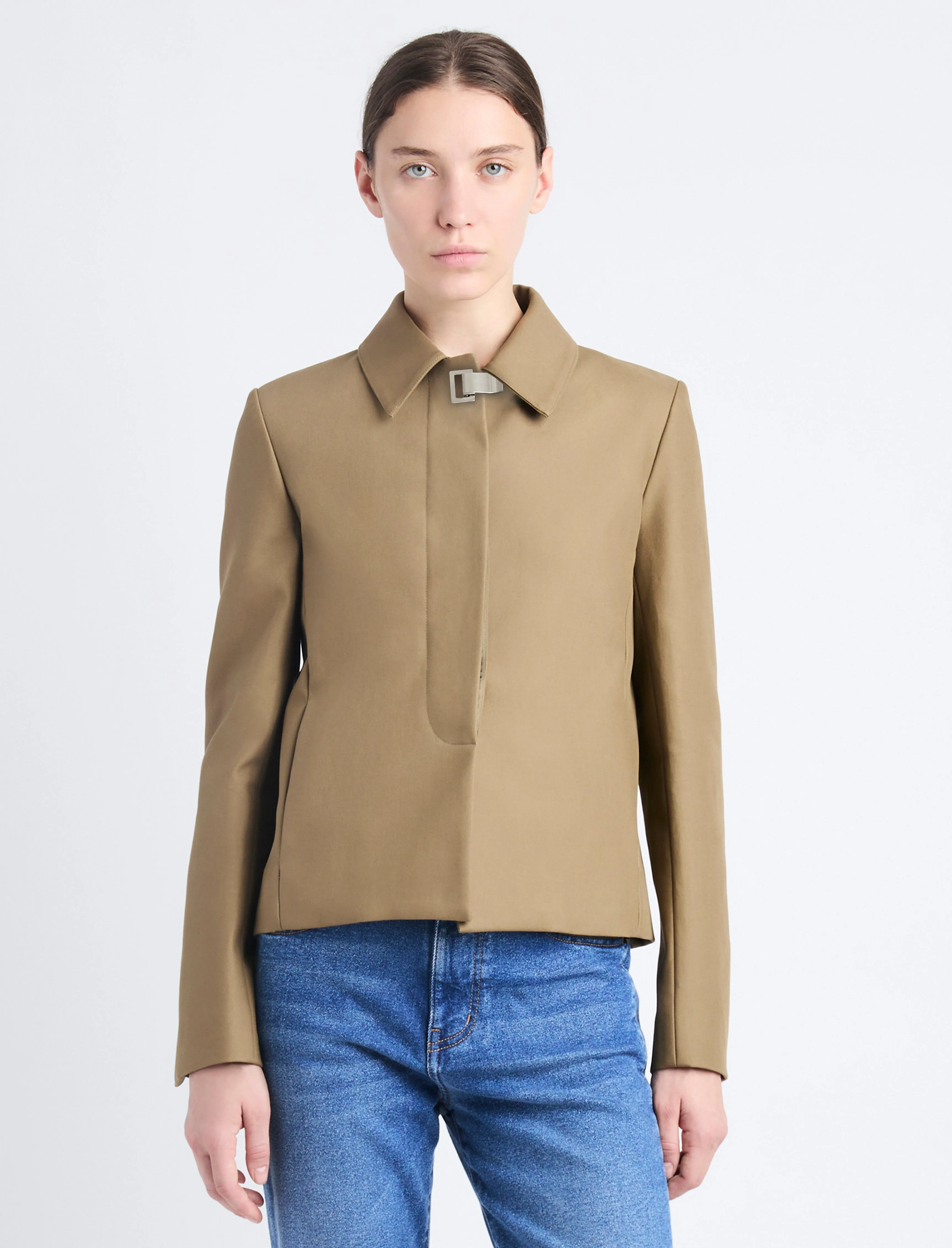 Lana Jacket in Eco Cotton Twill sold by Proenza Schouler product image thumbnail 2