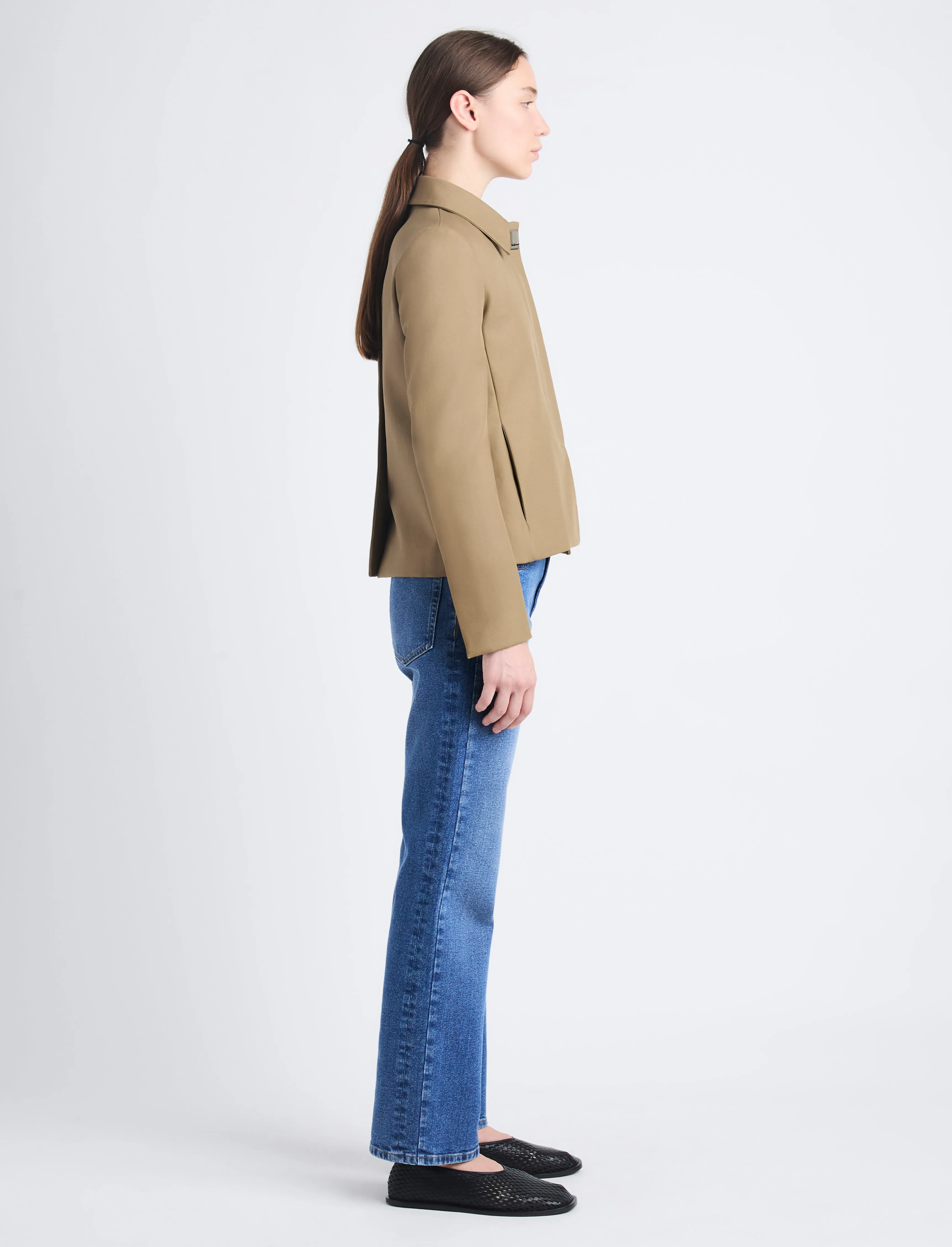 Lana Jacket in Eco Cotton Twill sold by Proenza Schouler product image thumbnail 4