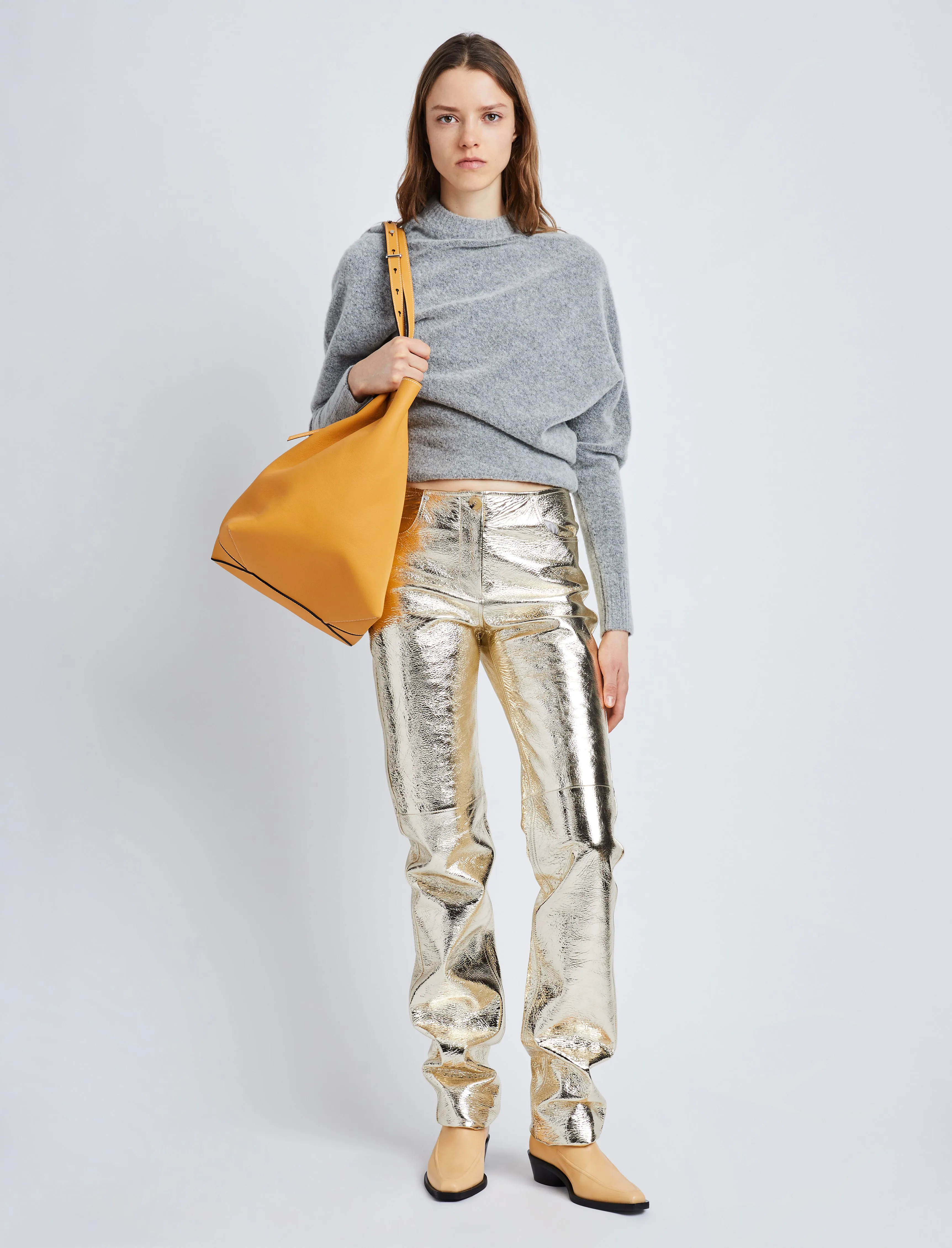 Metallic Leather Pants sold by Proenza Schouler product image thumbnail 2