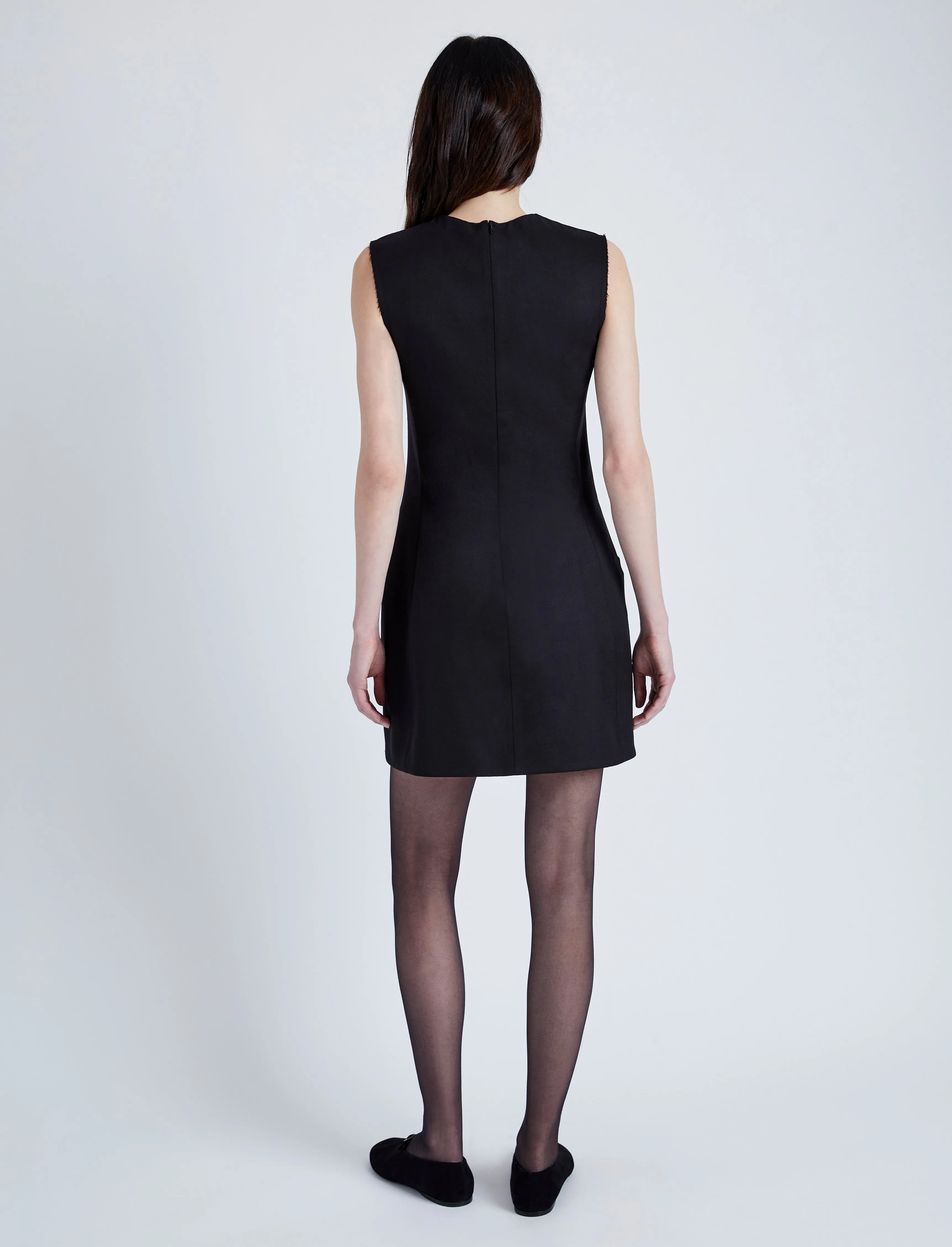Skyler Dress in Wool Twill Suiting sold by Proenza Schouler product image thumbnail 4