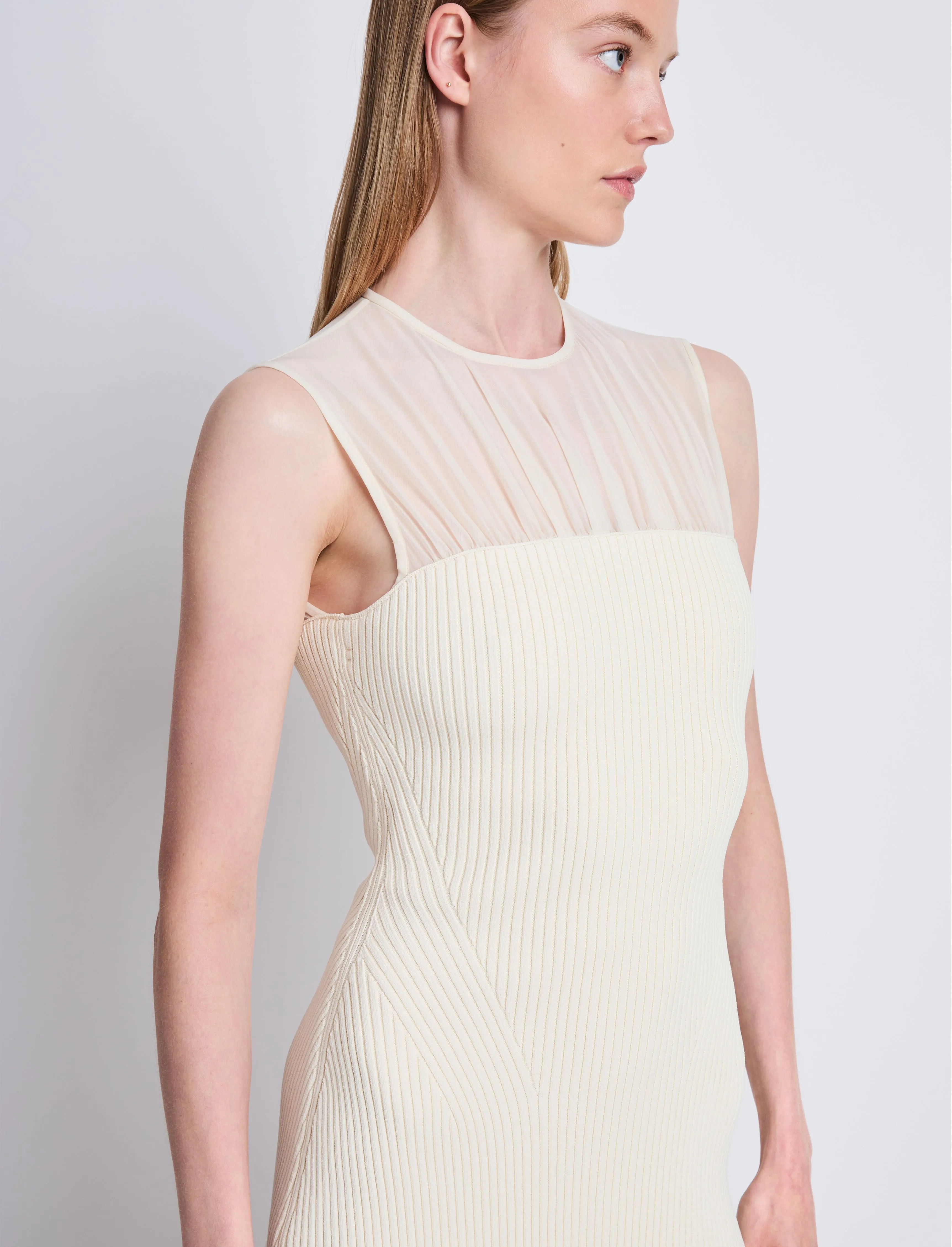 Niki Dress in Sheer Jersey sold by Proenza Schouler product image thumbnail 5