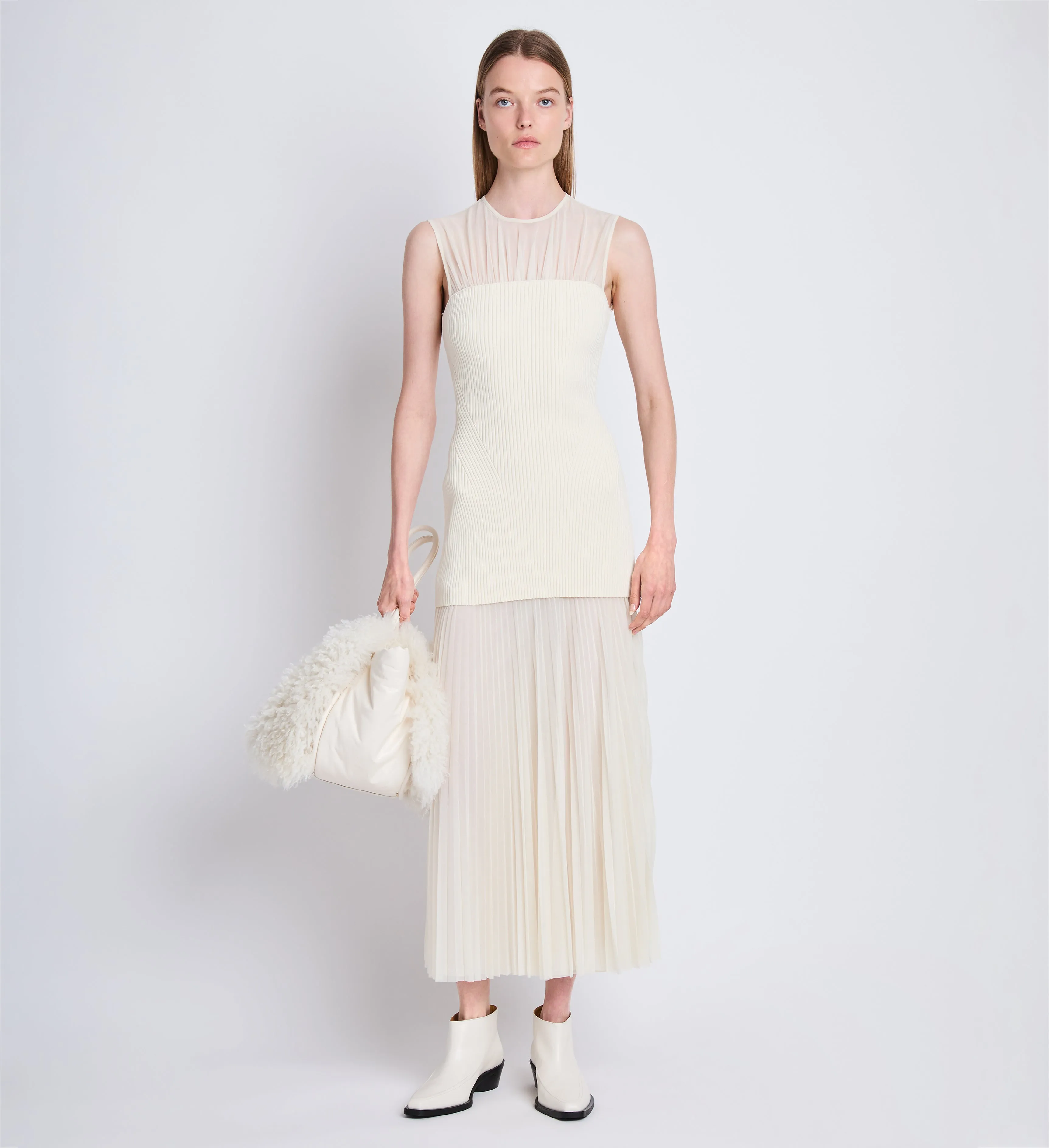 Niki Dress in Sheer Jersey sold by Proenza Schouler product image thumbnail 2