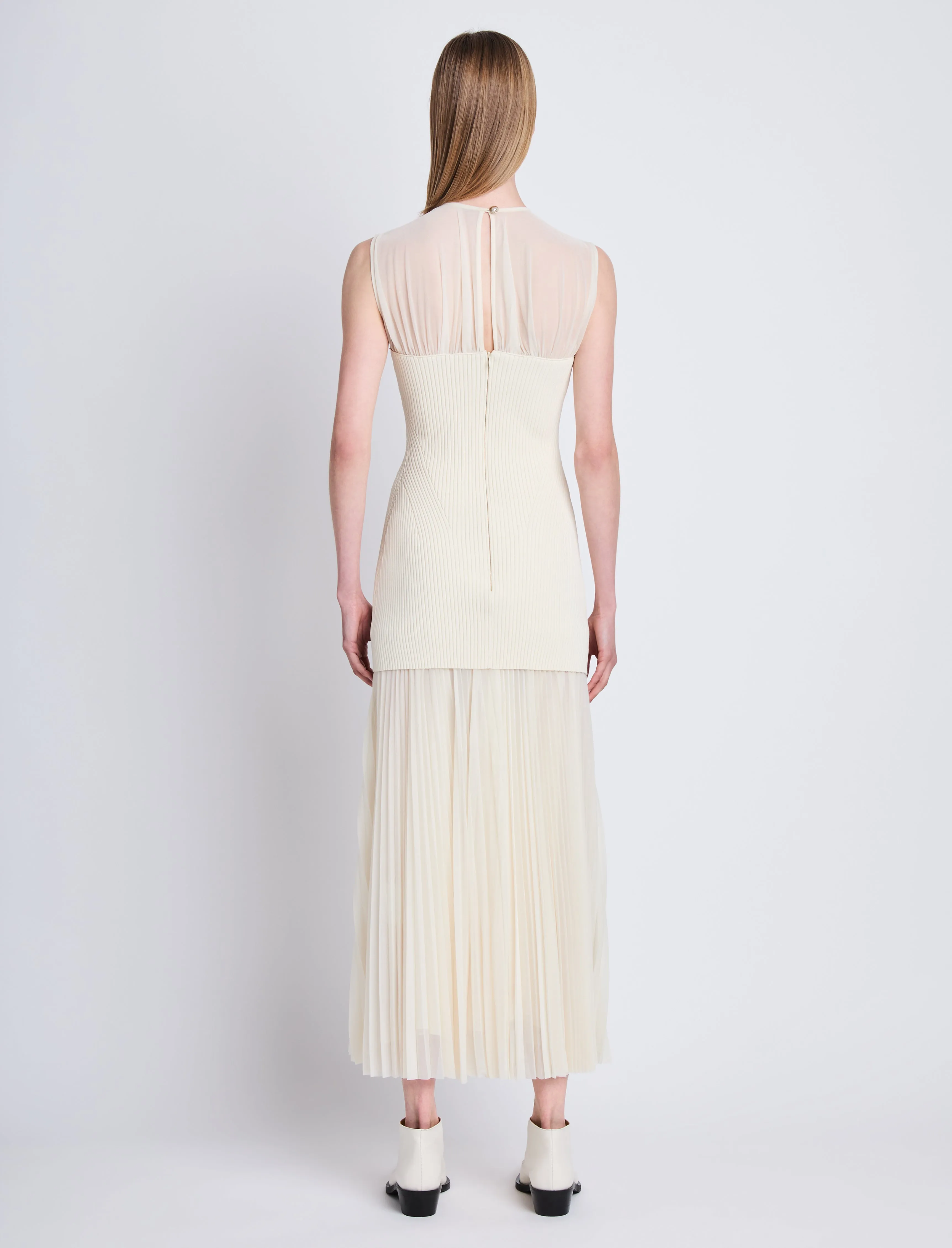 Niki Dress in Sheer Jersey sold by Proenza Schouler product image thumbnail 4